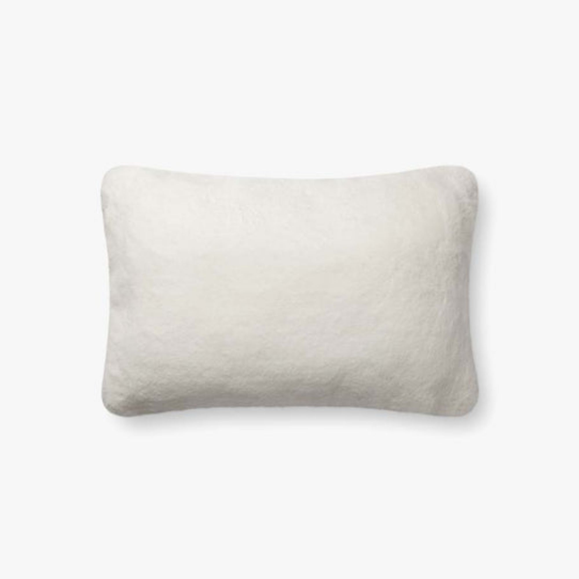 Loloi P0710 White Cover with Down Pillow