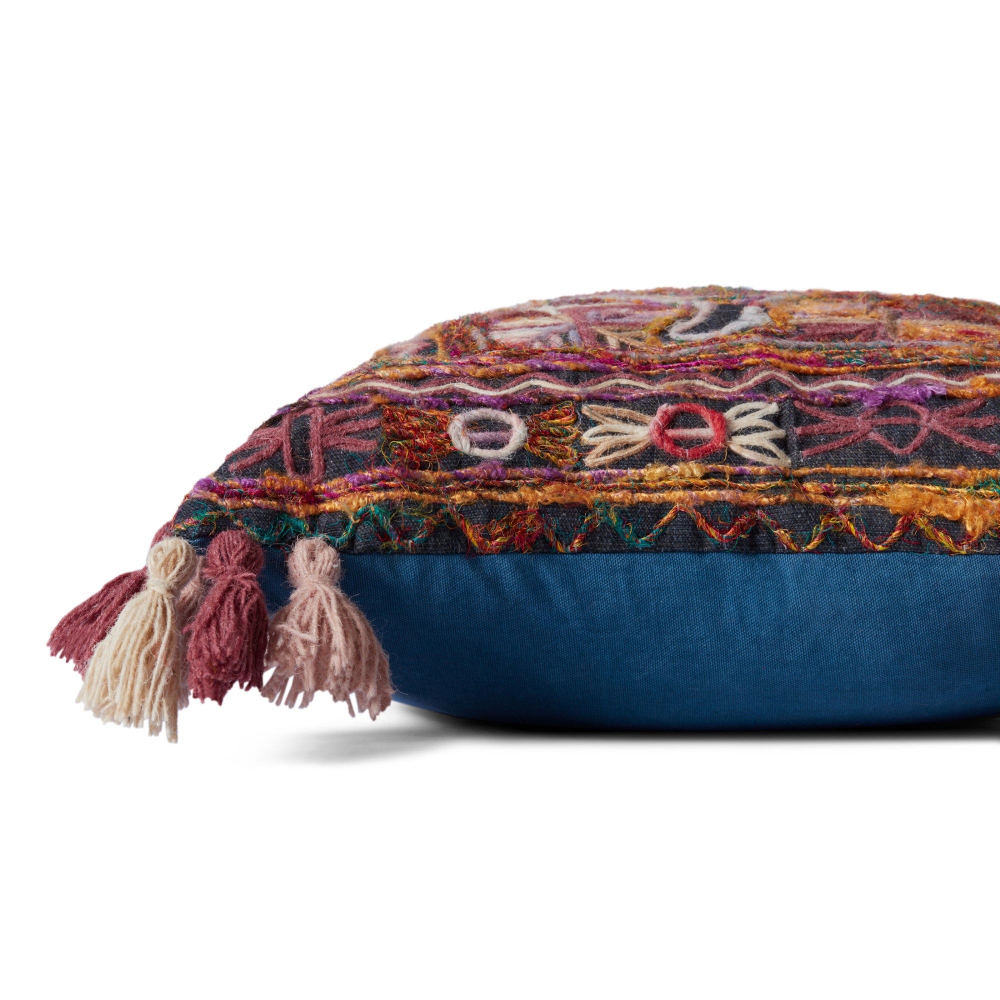 Loloi P0973 Multi 18" x 18" Cover with Down Pillow