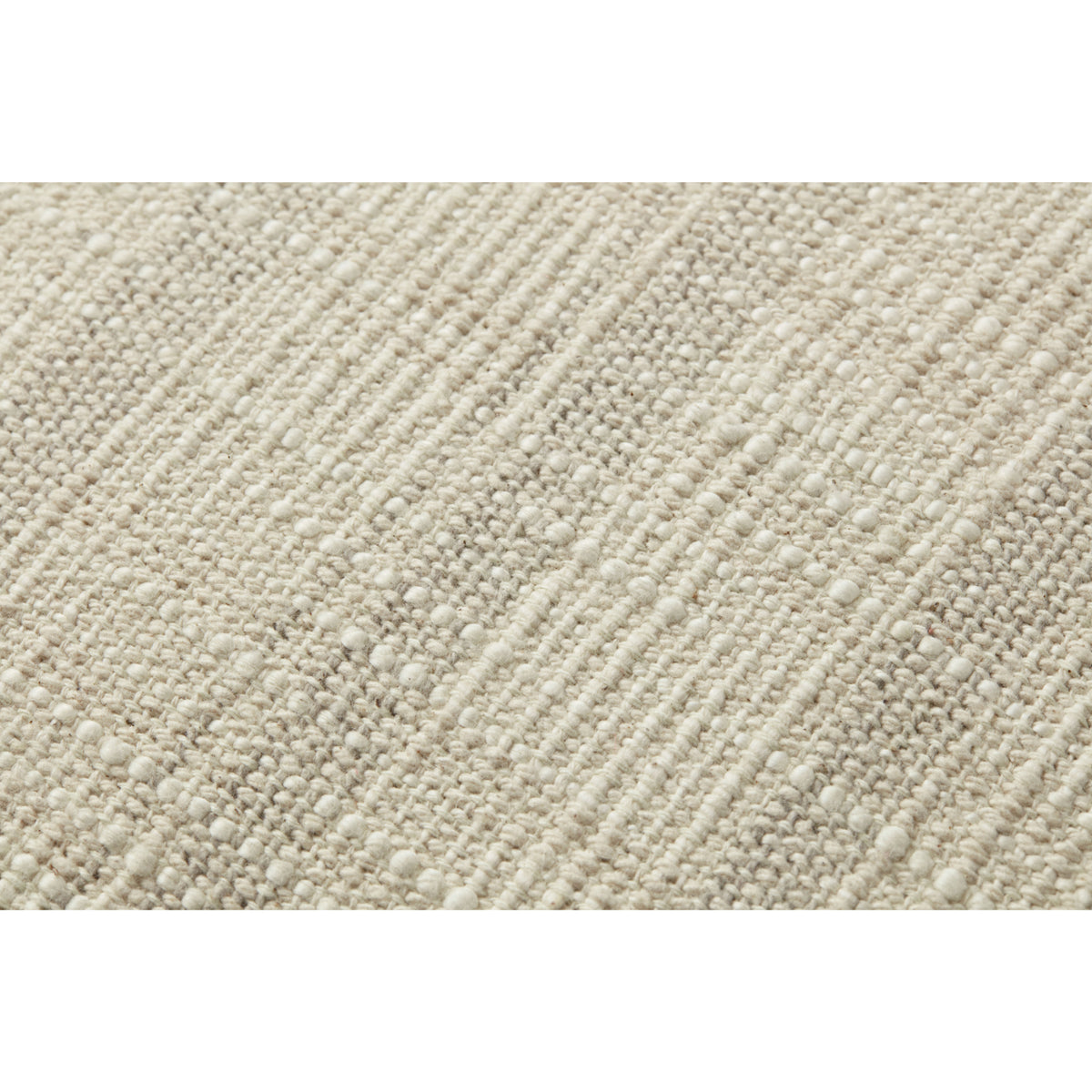 Angela Rose x Loloi Joshua Ivory/Grey 18'' x 18'' Cover with Down Pillow