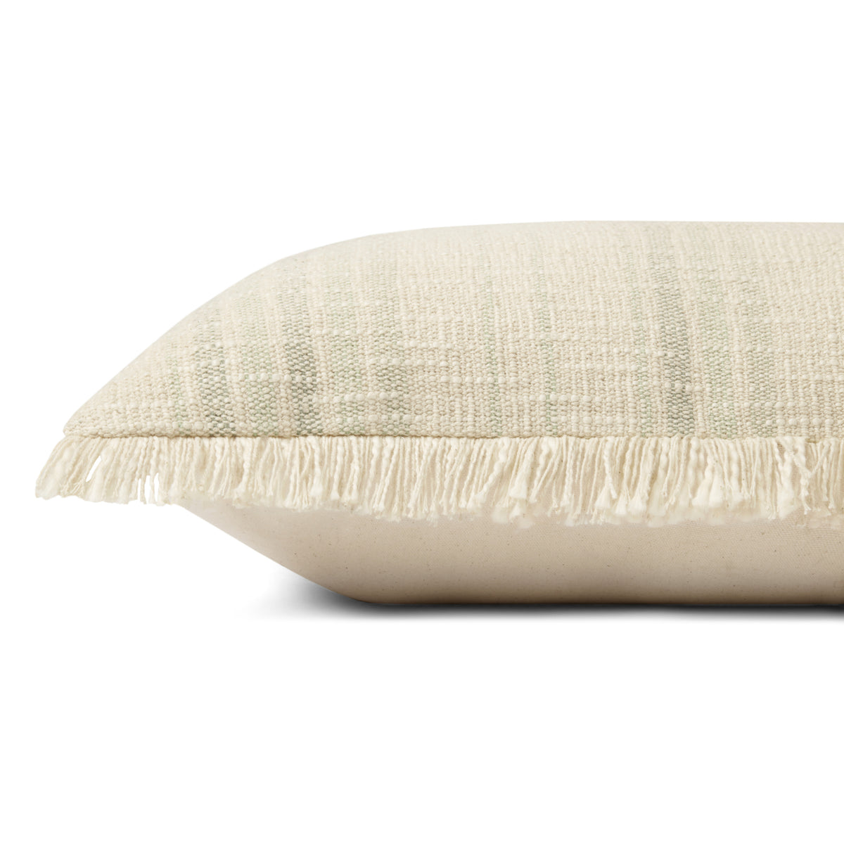 Angela Rose x Loloi Forrest Ivory/Sage 18'' x 18'' Cover with Down Pillow