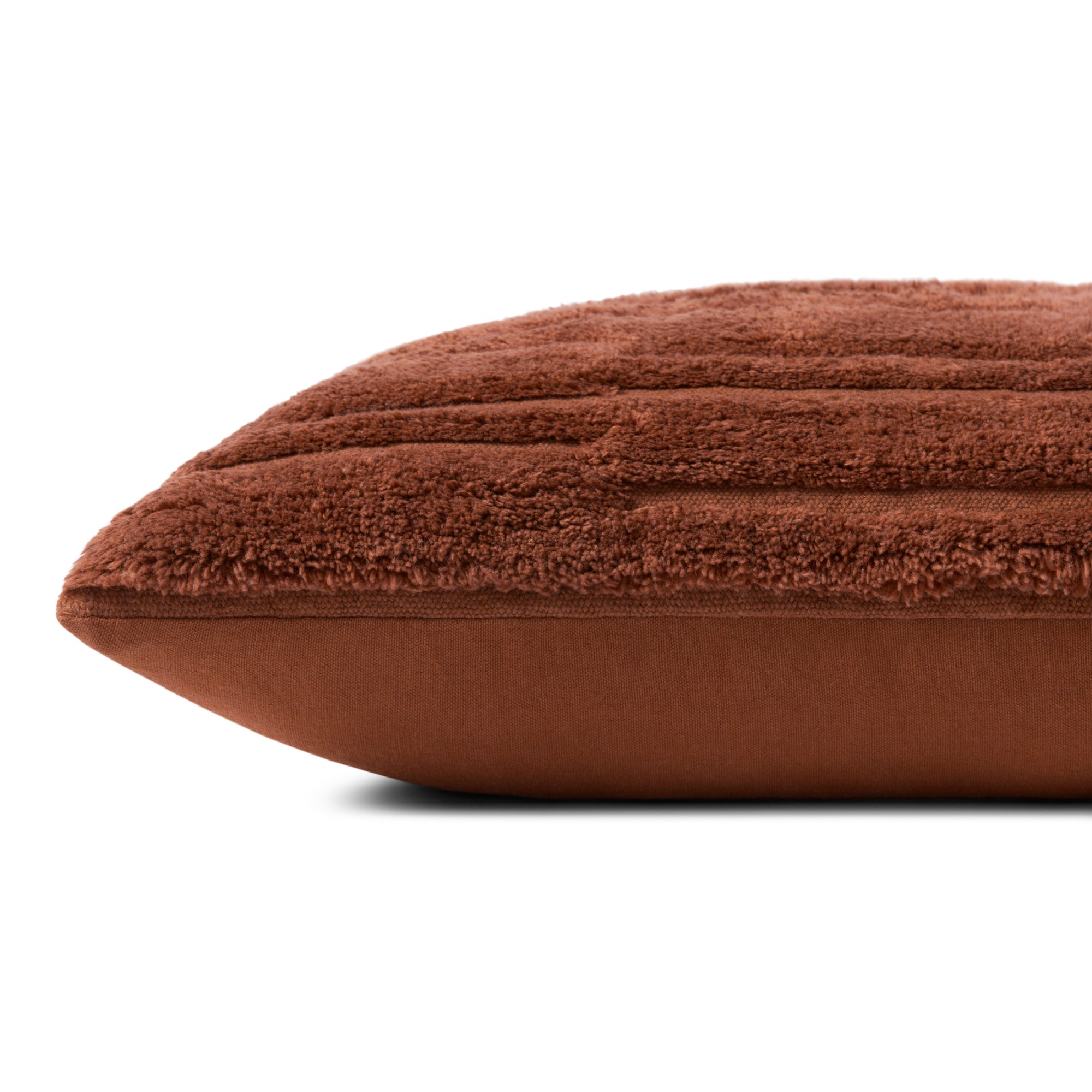 Angela Rose x Loloi Arabella Rust 22'' x 22'' Cover with Down Pillow