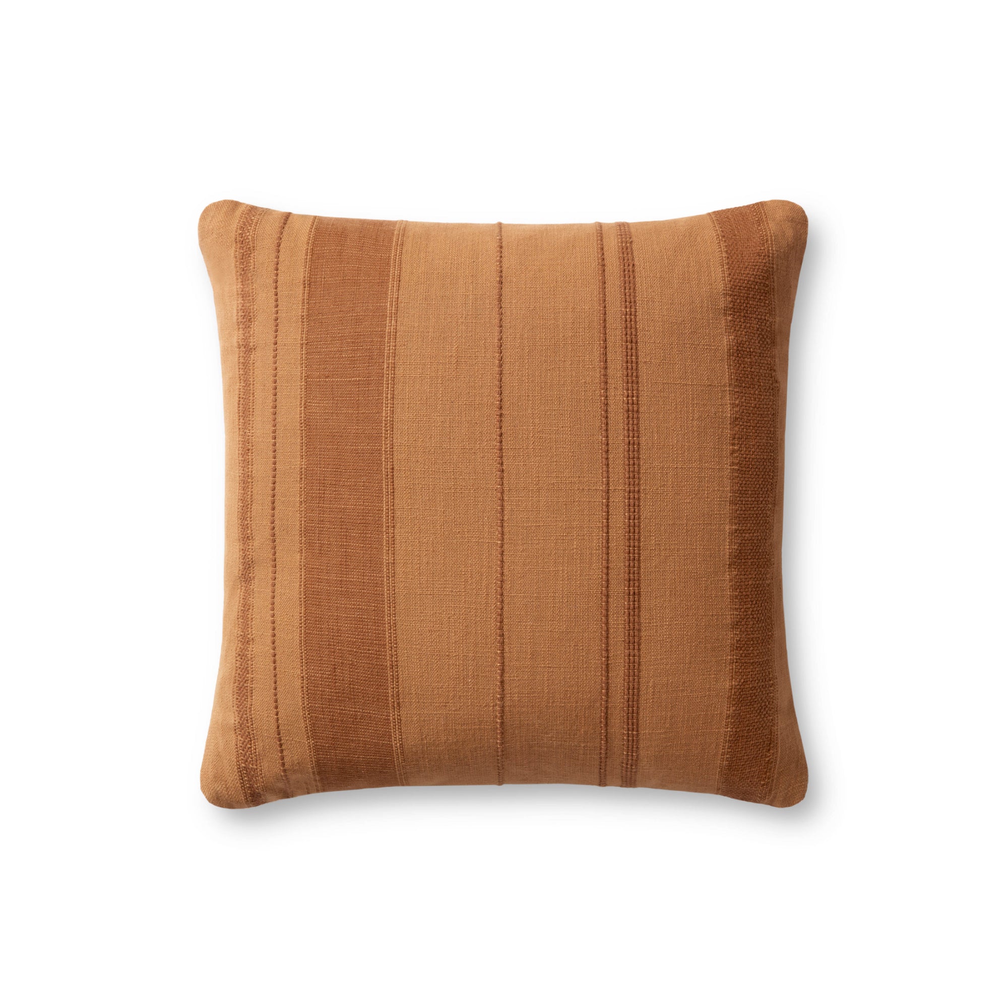 Angela Rose x Loloi Mia Rust 18'' x 18'' Cover with Down Pillow