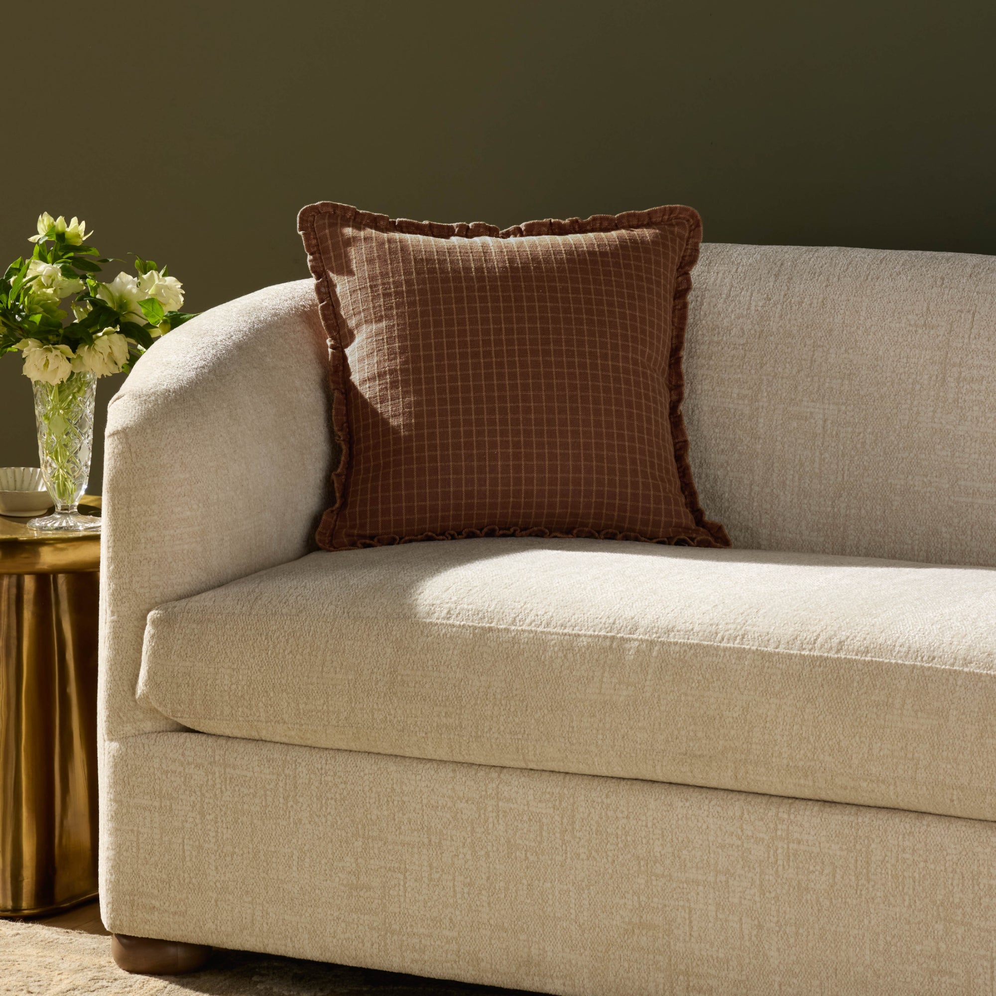 Chris Loves Julia x Loloi Dinah 18'' x 18'' Cover with Down Pillow