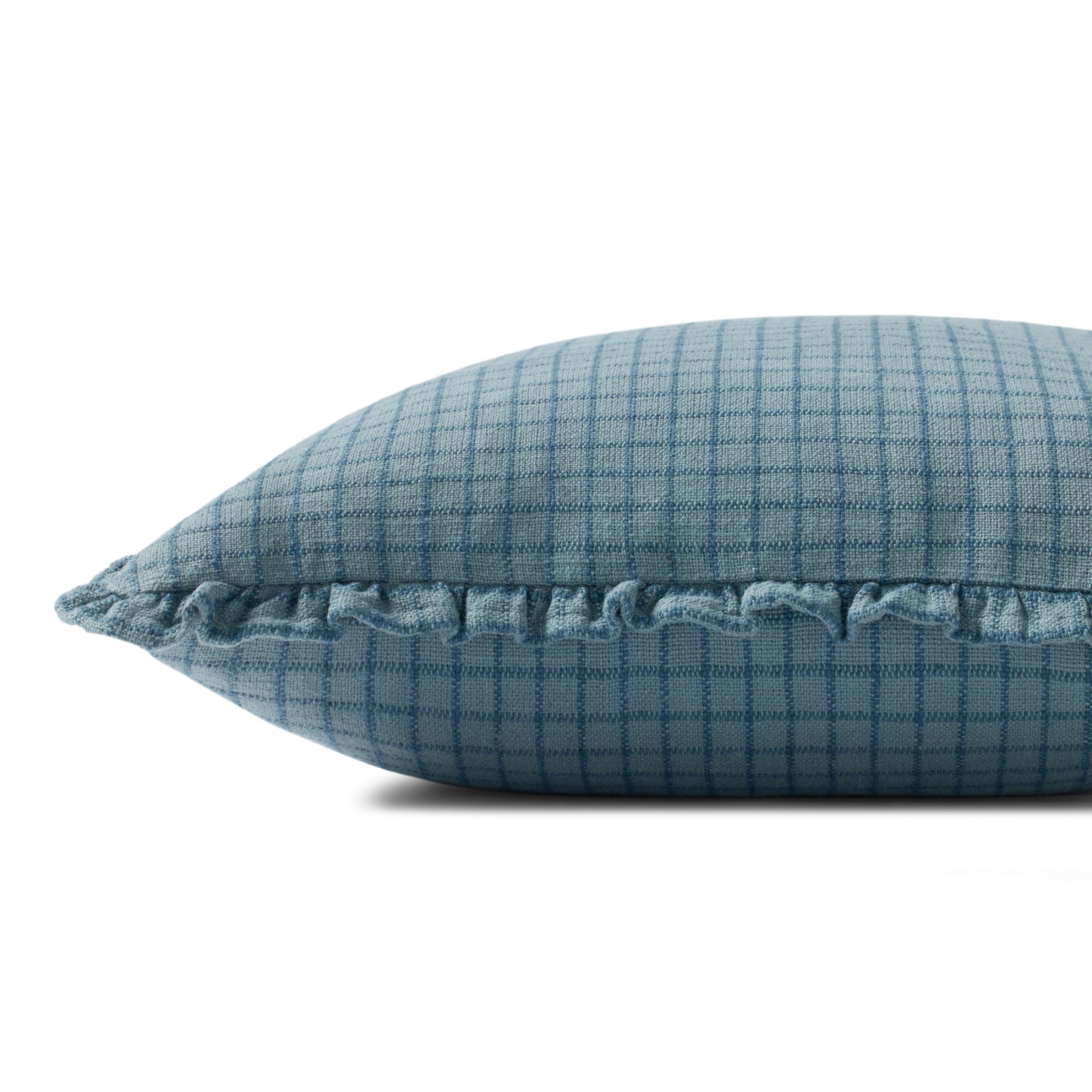 Chris Loves Julia x Loloi Dinah Ocean /Blue 18'' x 18'' Cover with Down Pillow