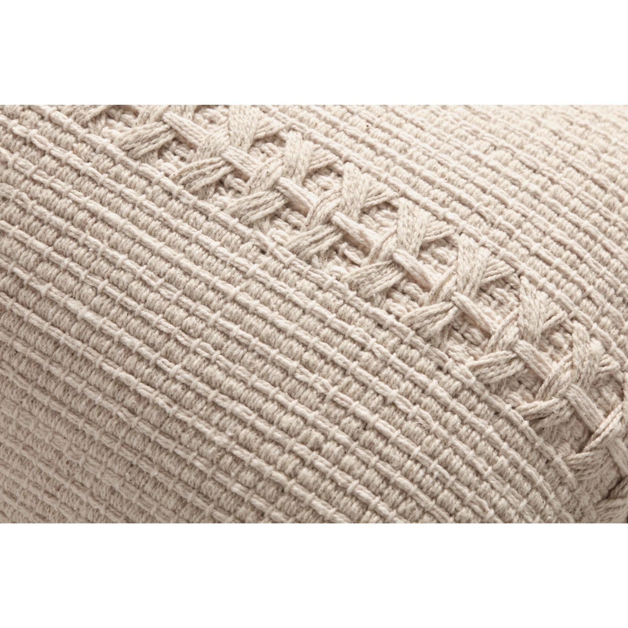 Chris Loves Julia x Loloi Harvey Ivory 12'' x 27'' Cover with Down Pillow