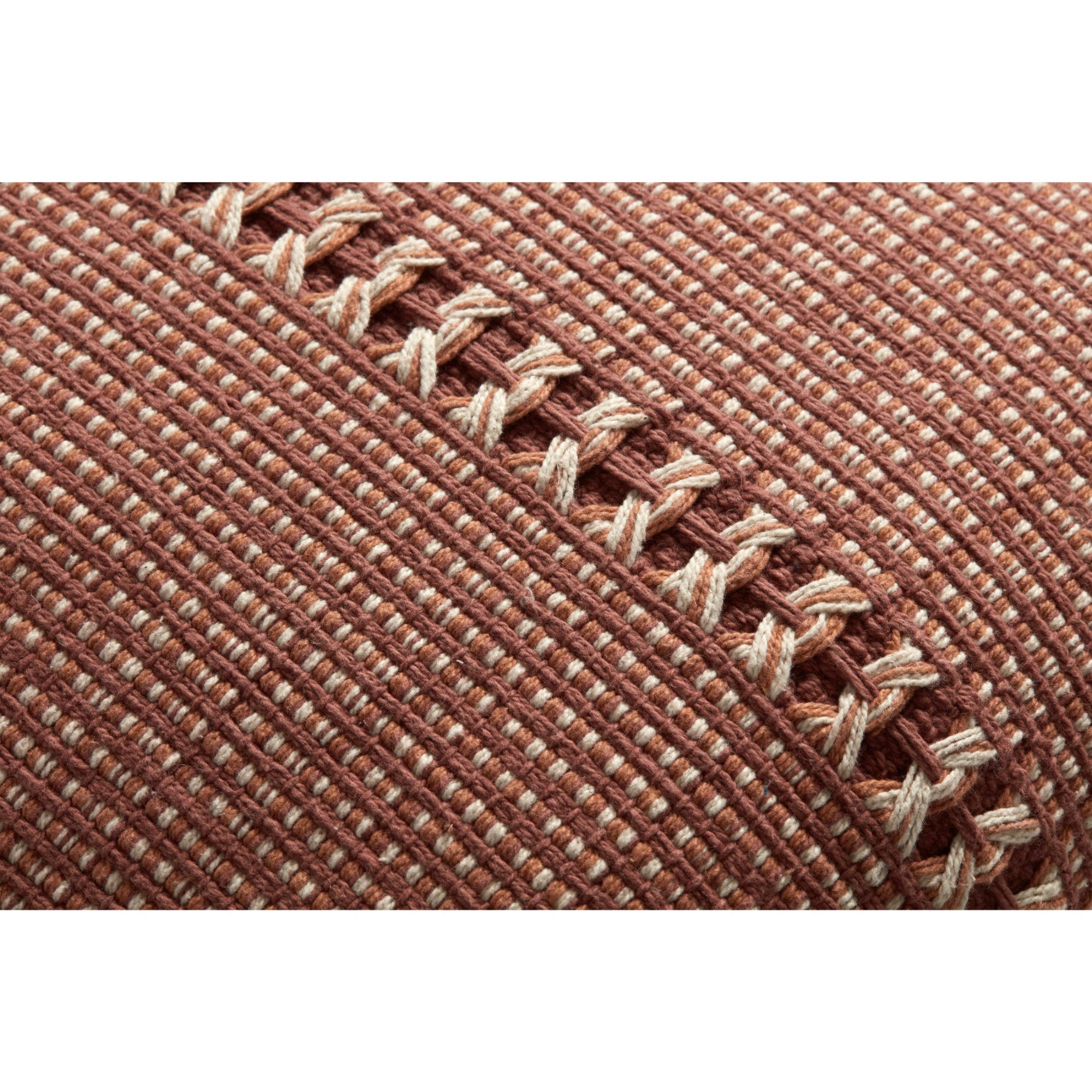 Chris Loves Julia x Loloi Harvey Rust /Multi 18'' x 18'' Cover with Down Pillow
