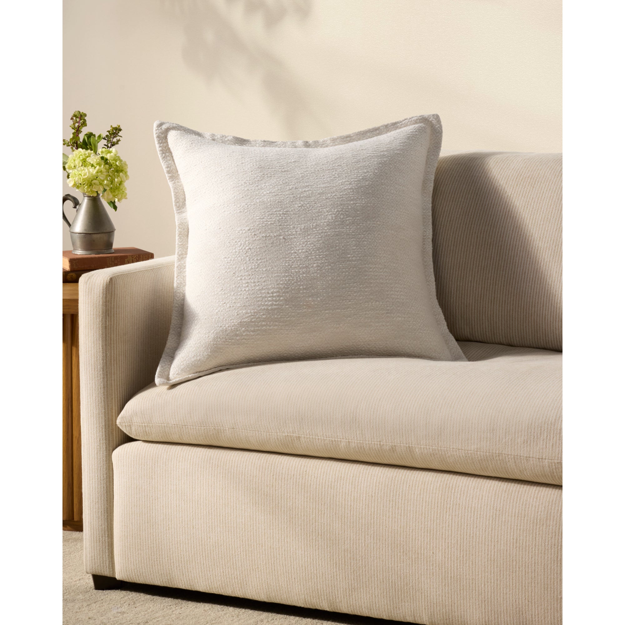 Chris Loves Julia x Loloi Morris 22'' x 22'' Cover with Down Pillow