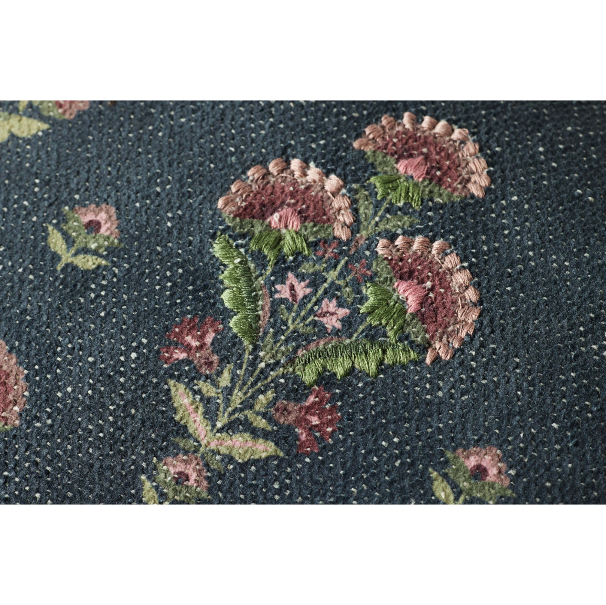 Chris Loves Julia x Loloi Marigold Blue/Multi 13" x 21" Cover with Down Pillow