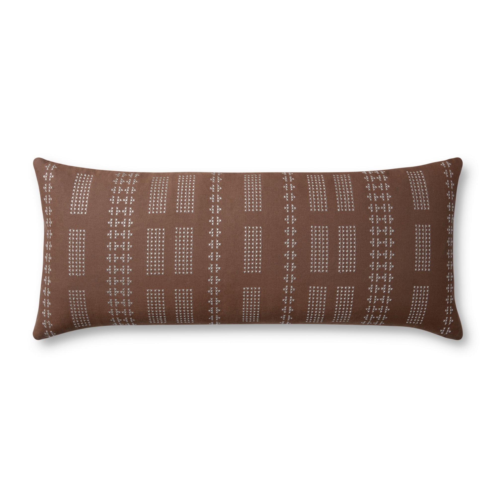 Jean Stoffer x Loloi Charles Clay/Mist 13'' x 35'' Cover with Down Pillow