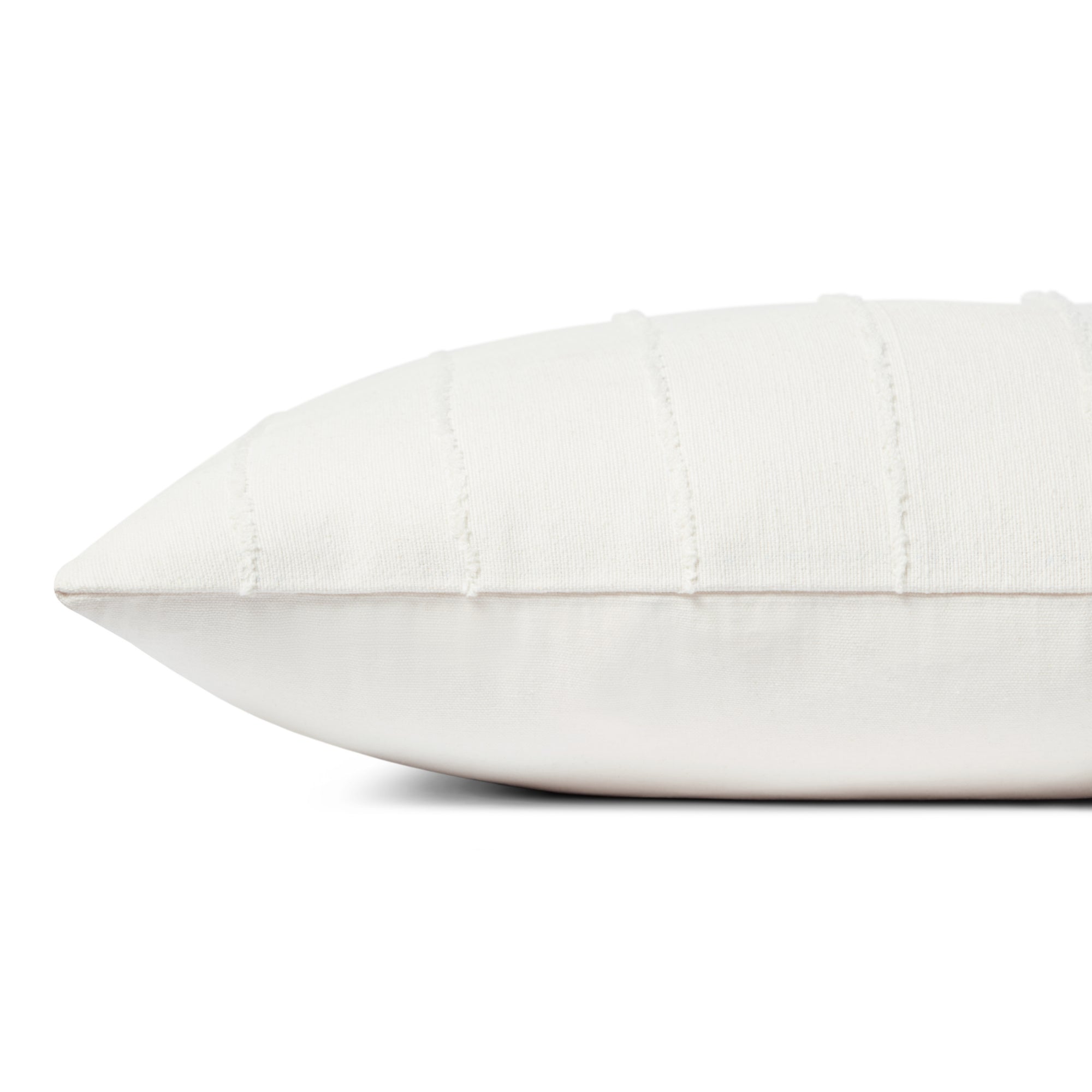 Jean Stoffer x Loloi Julia Ivory 18'' x 18'' Cover with Down Pillow