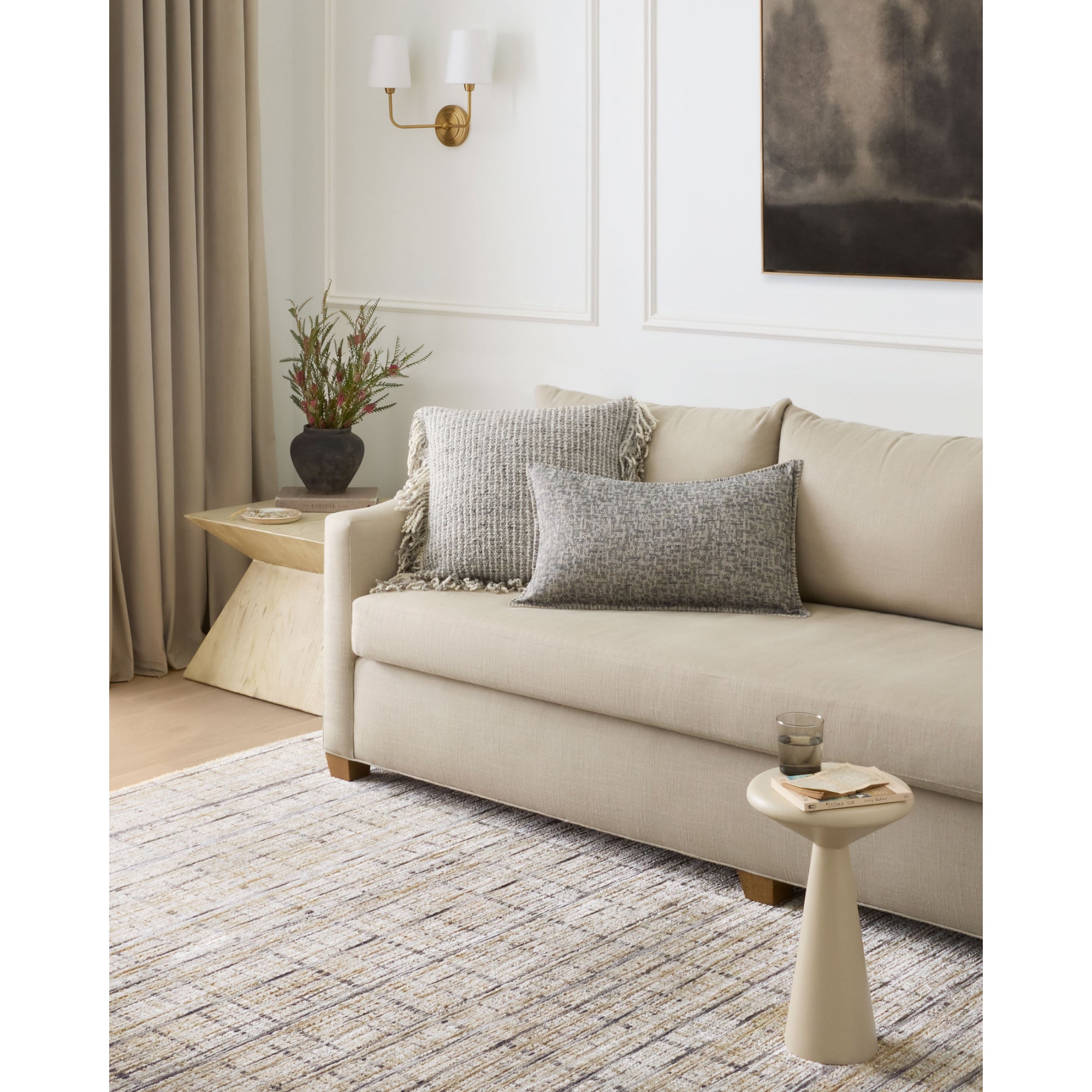 Loloi PLL0033 22" x 22" Cover with Down Pillow