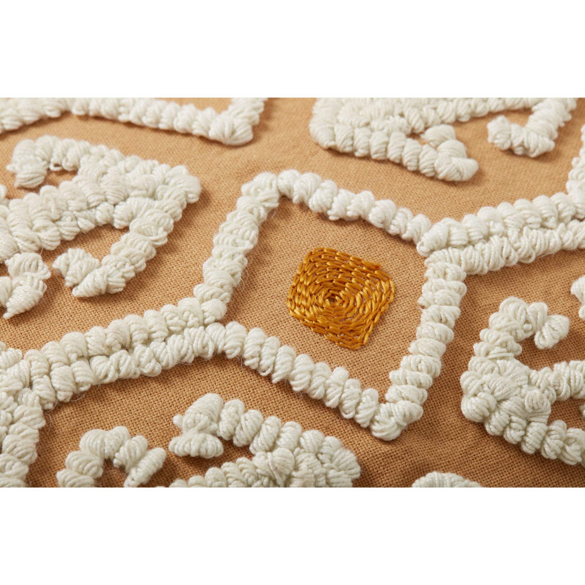Loloi PLL0050 Ivory/Multi 13" x 21" Cover with Down Pillow