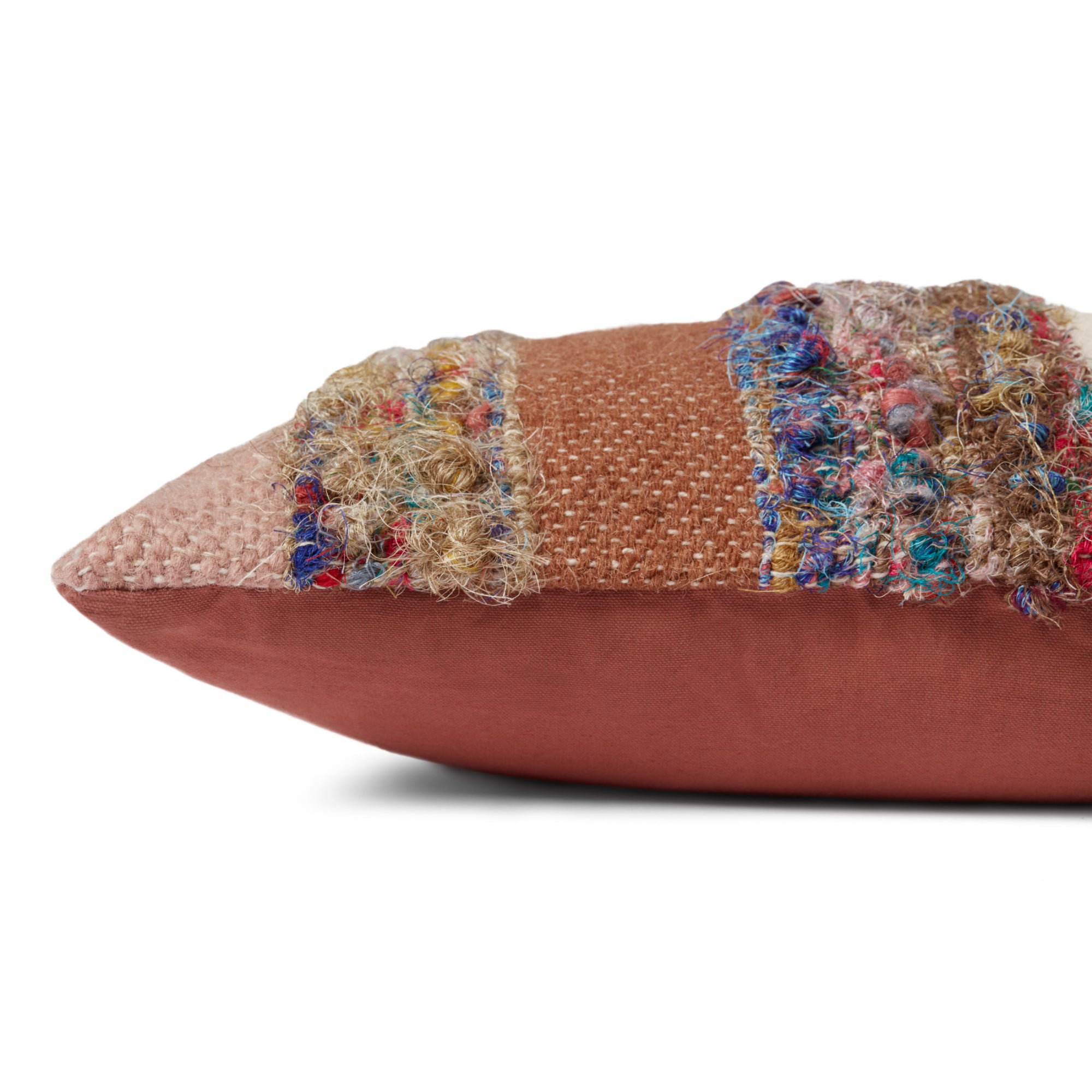 Loloi PLL0075 Multi 18" x 18" Cover with Down Pillow