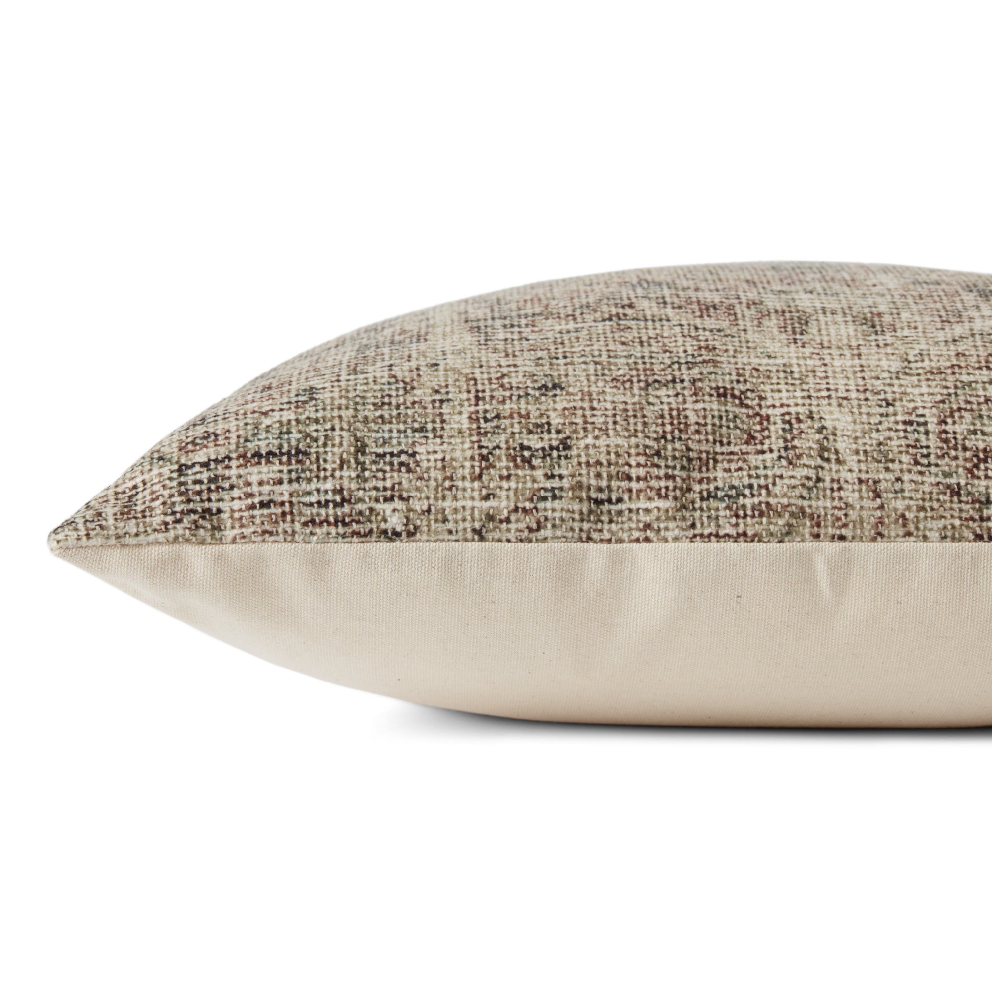 Loloi Beige/Multi 18'' x 18'' Cover with Down Pillow