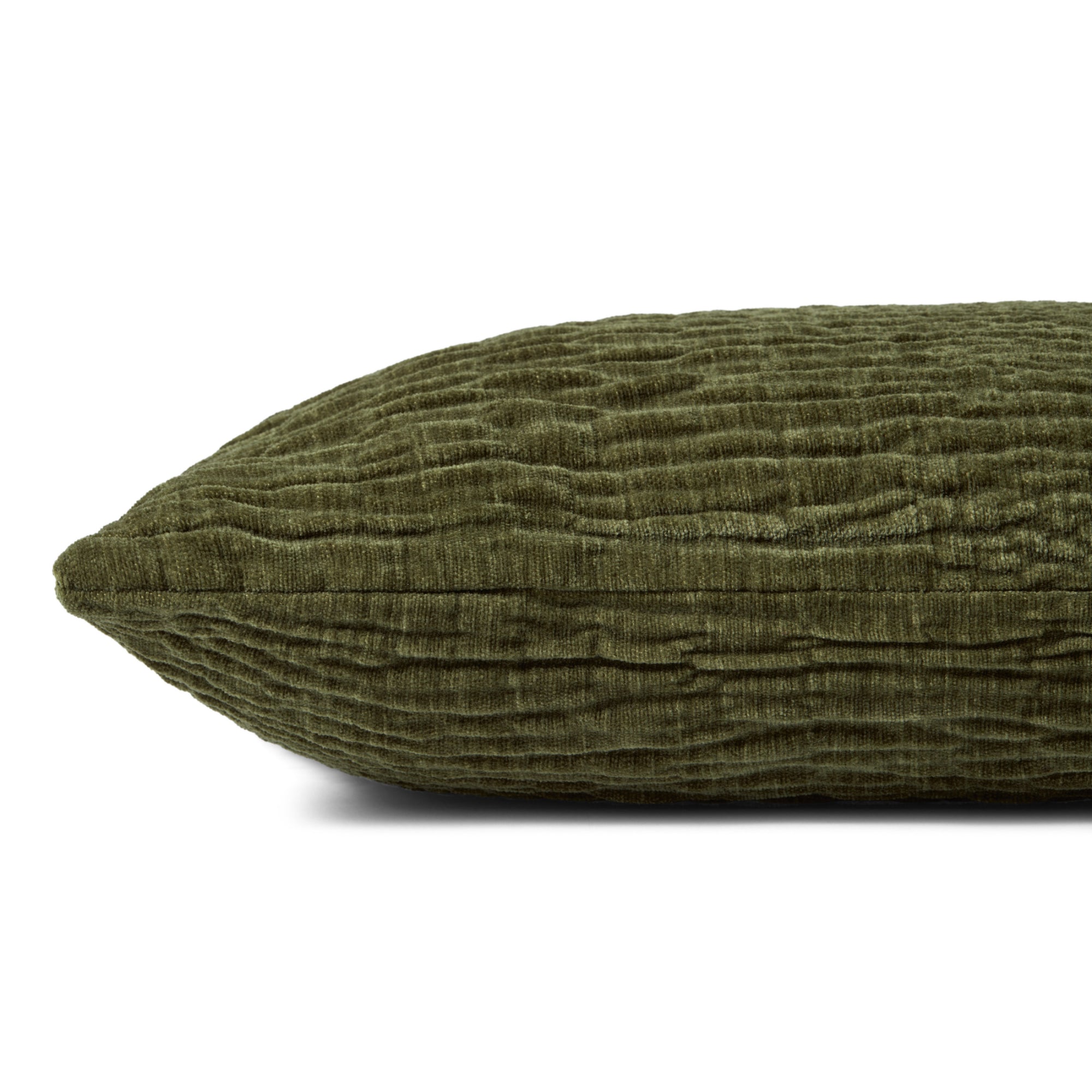 Loloi Olive Cover with Down Pillow