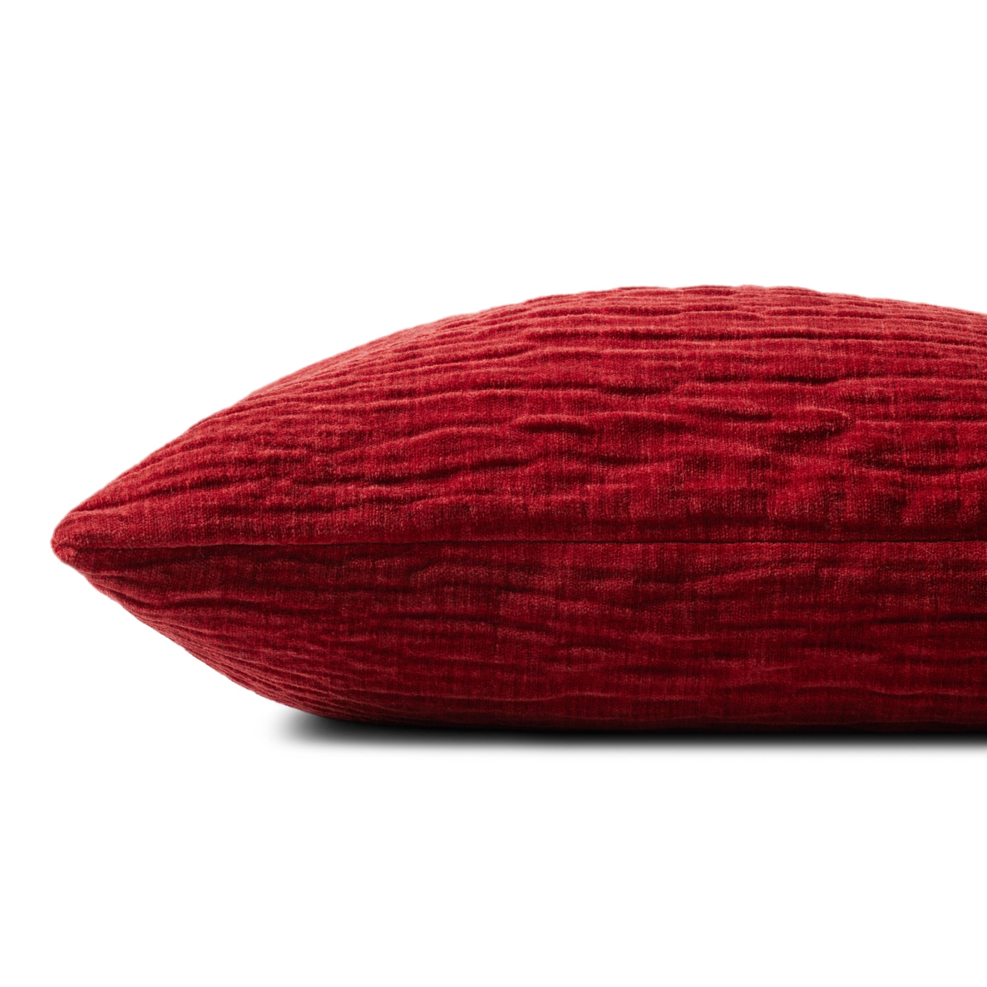 Loloi Red Cover with Down Pillow