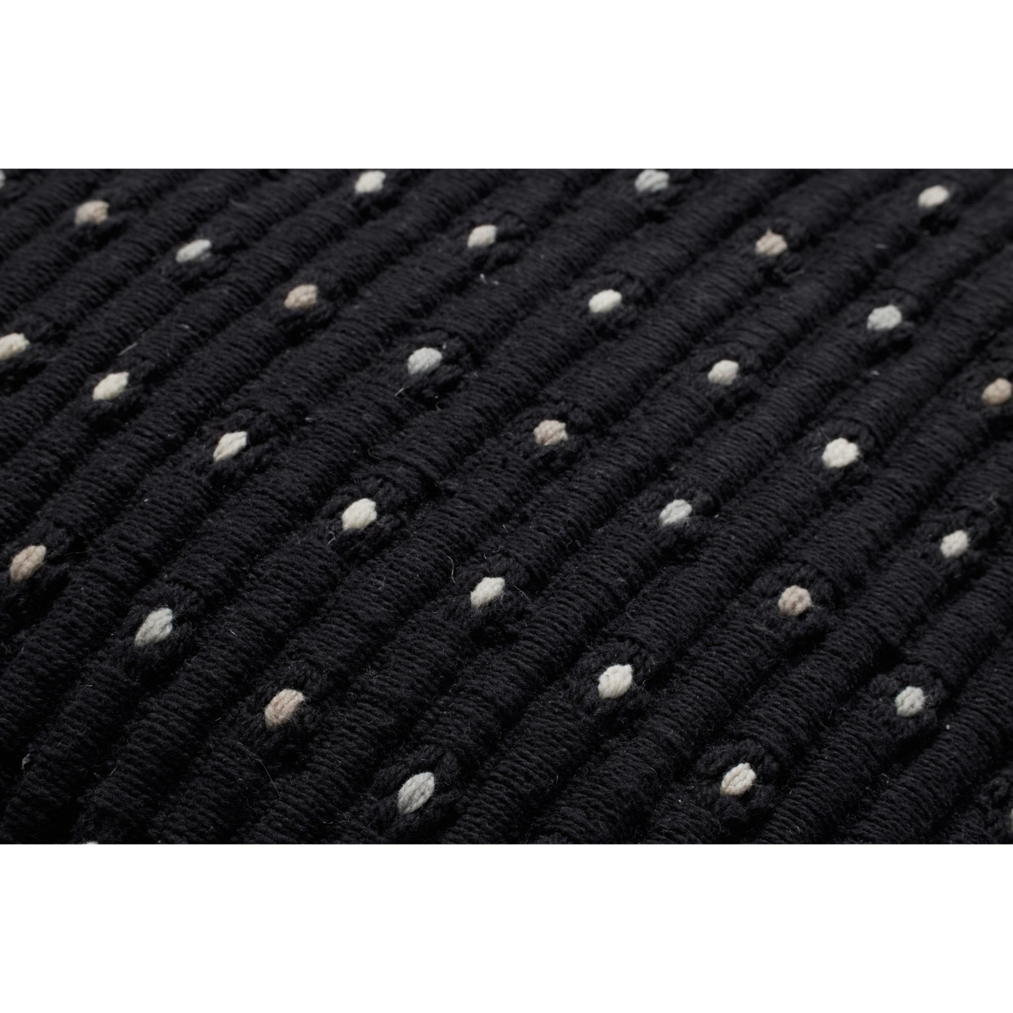Loloi PLL0118 Black 18'' x 18'' Cover with Down Pillow