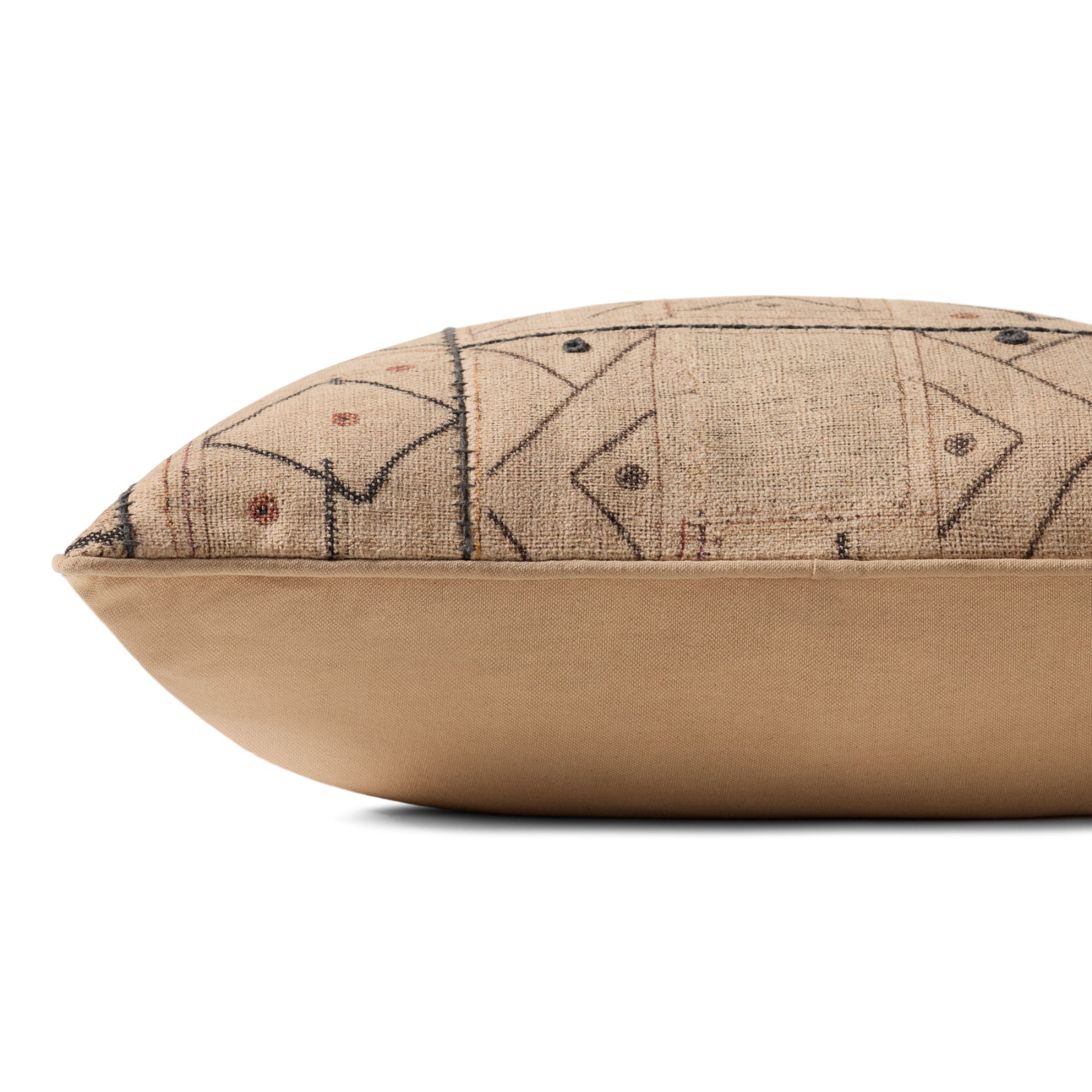 Loloi PLL0182 Multi 22'' x 22'' Cover with Down Pillow