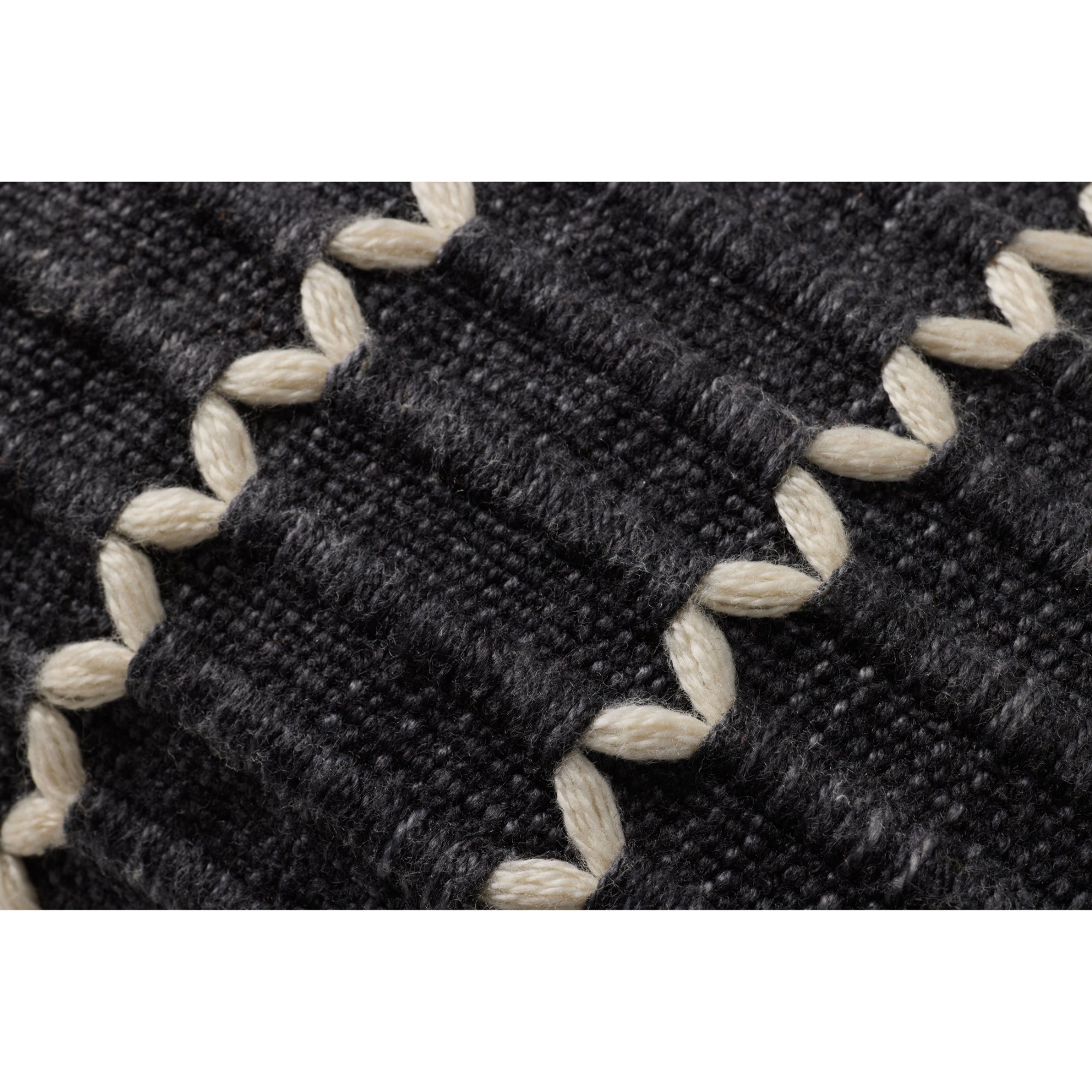 Loloi PLL0187 Black 12'' x 27'' Cover with Down Pillow