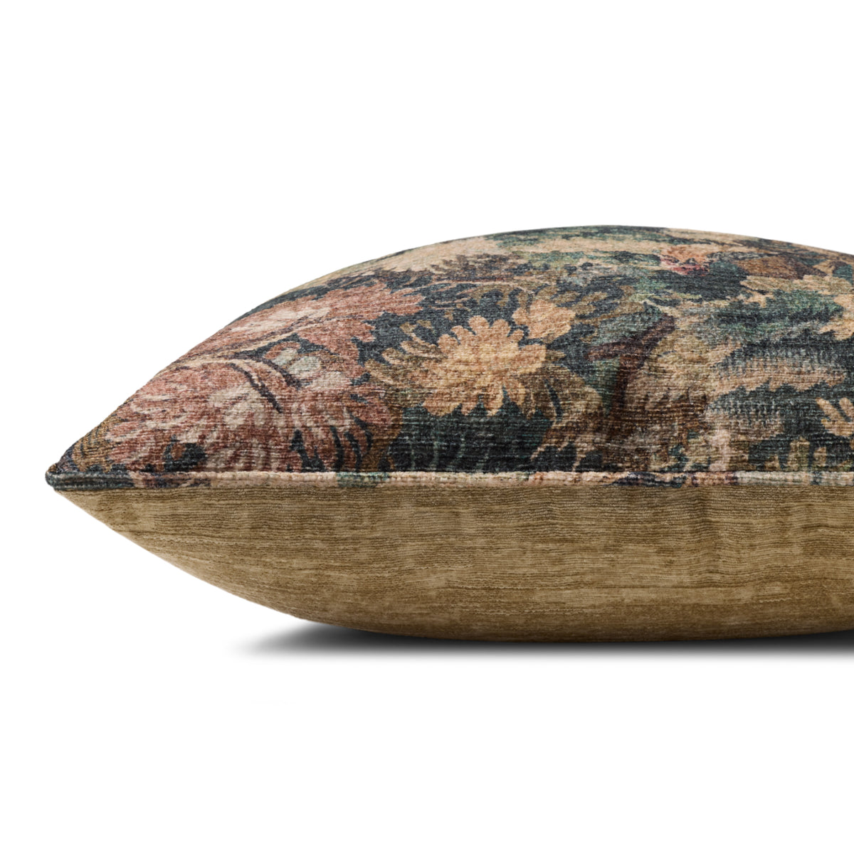 Loloi PLL0212 Green/Multi Cover with Down Pillow by Loloi