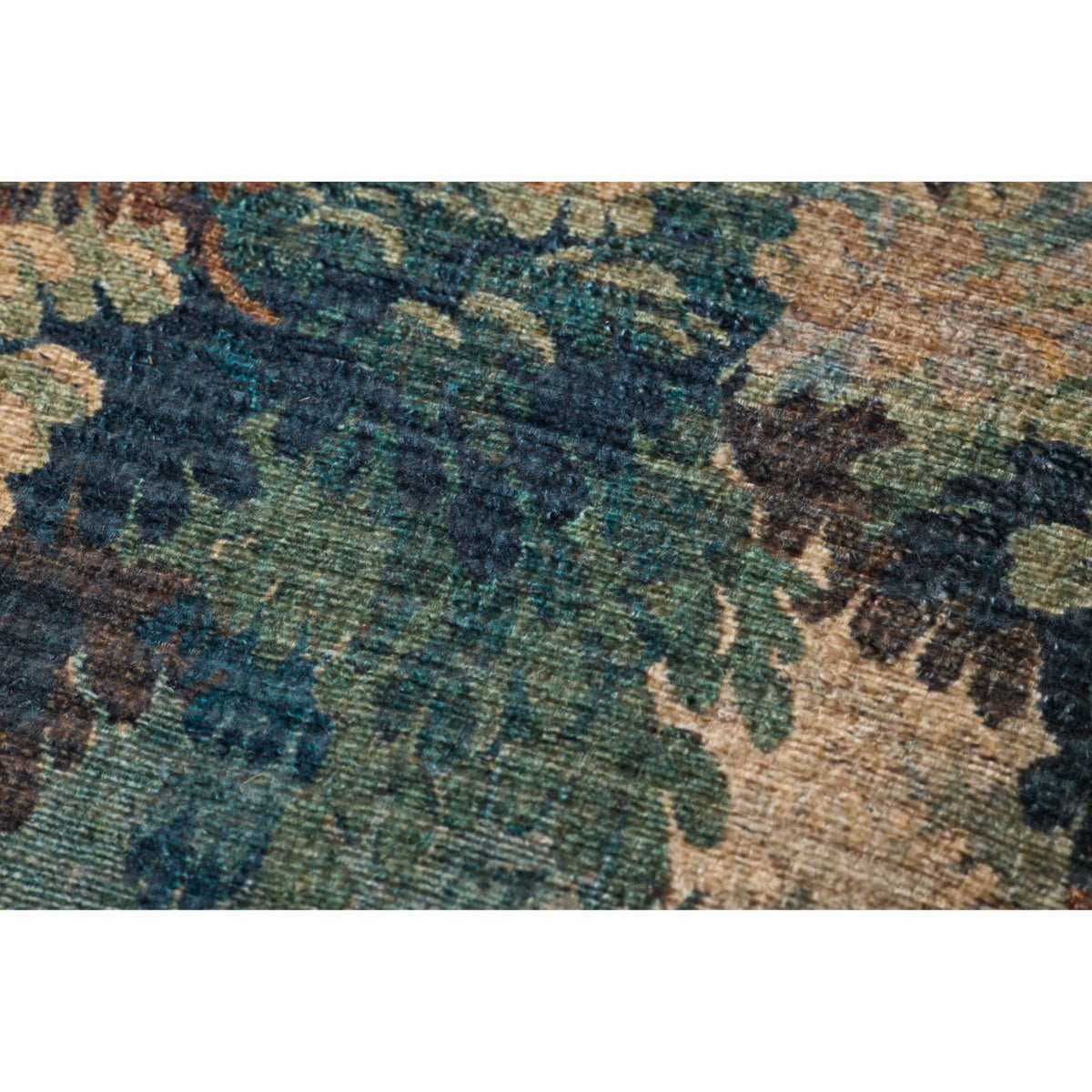 Loloi PLL0215 Green/Multi 20" x 20" Cover with Down Pillow by Loloi