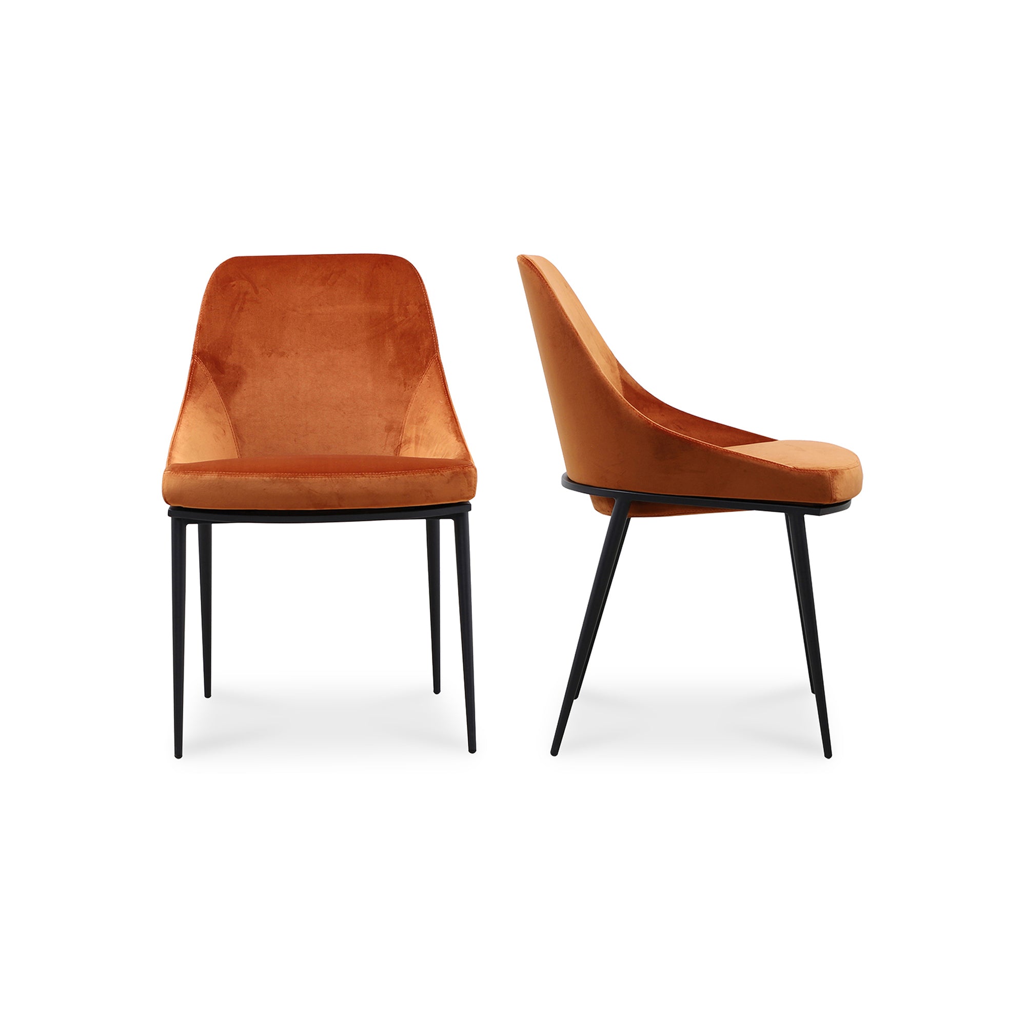 Sedona Dining Chair - Set of 2 OrangeDining Chairs Moe's Orange Four Hands, Mid Century Modern Furniture, Old Bones Furniture Company, Old Bones Co, Modern Mid Century, Designer Furniture, Furniture Sale, Warehouse Furniture Sale, Sedona Dining Chair - Set of 2 Sale, https://www.oldbonesco.com/