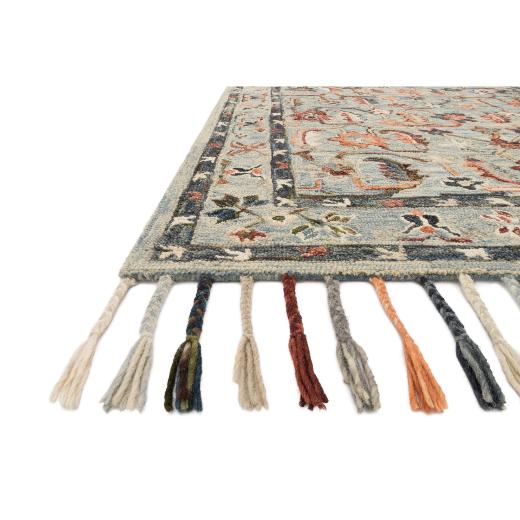 Loloi Elka Sky/Multi 18" x 18" Sample Rug