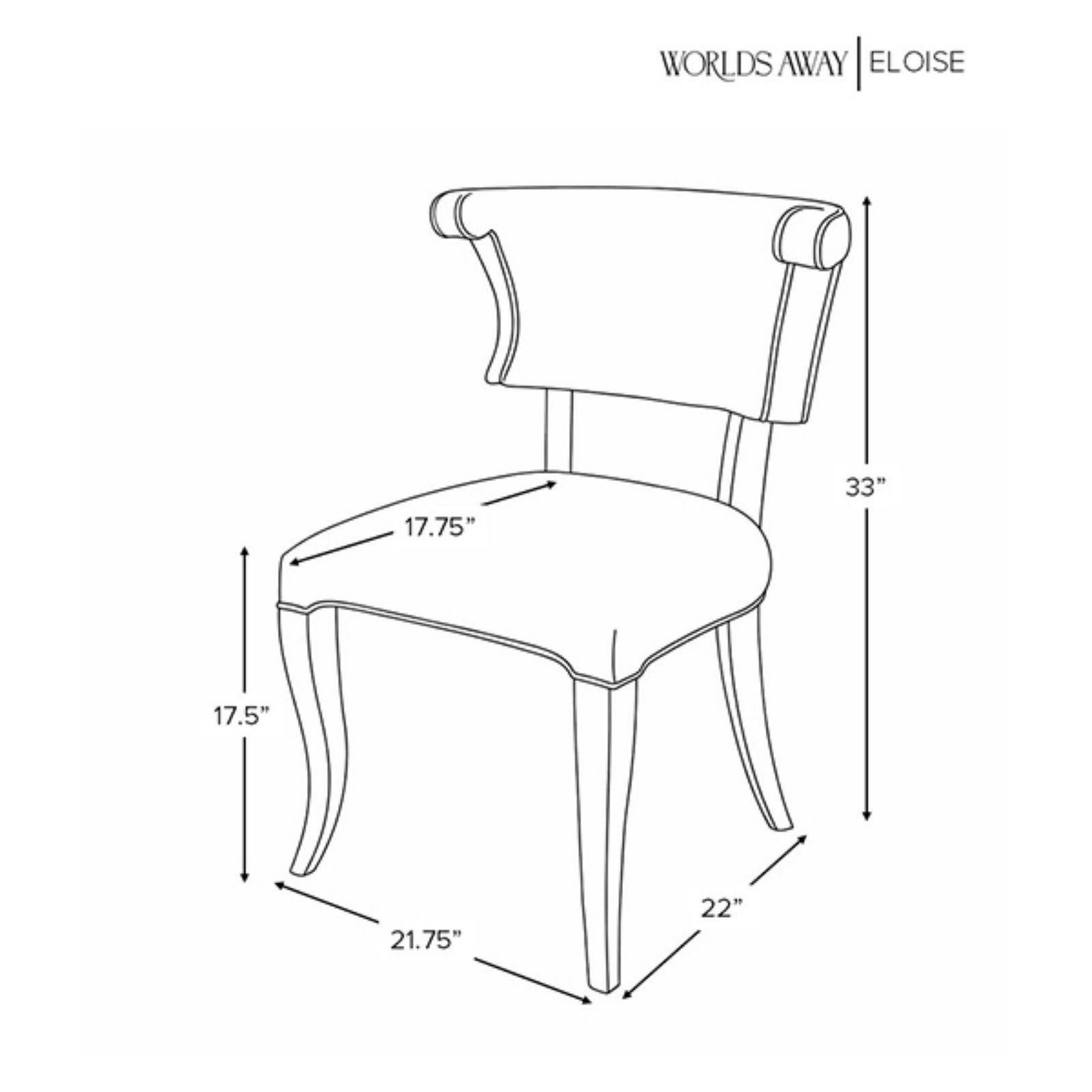 Eloise Round Back Dining Chair