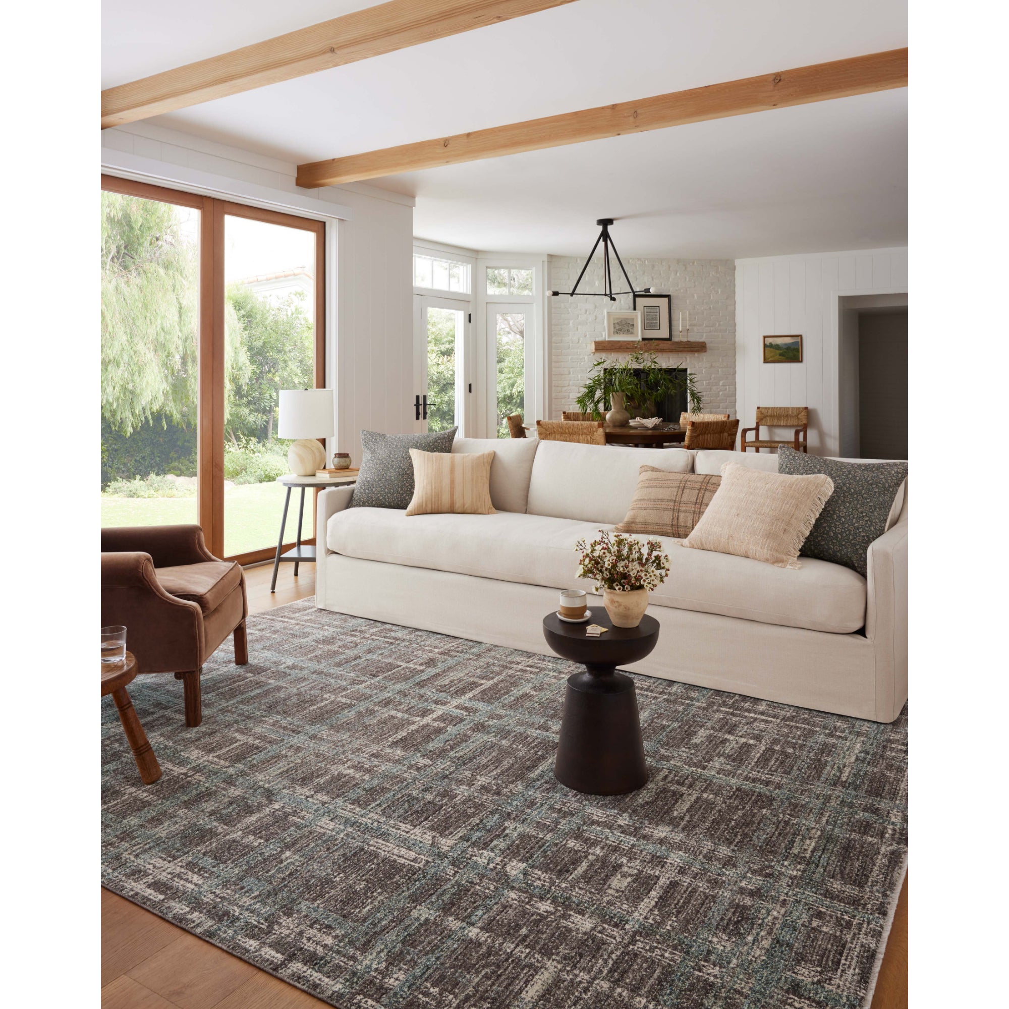 Angela Rose x Loloi Ember Espresso/Multi Rug