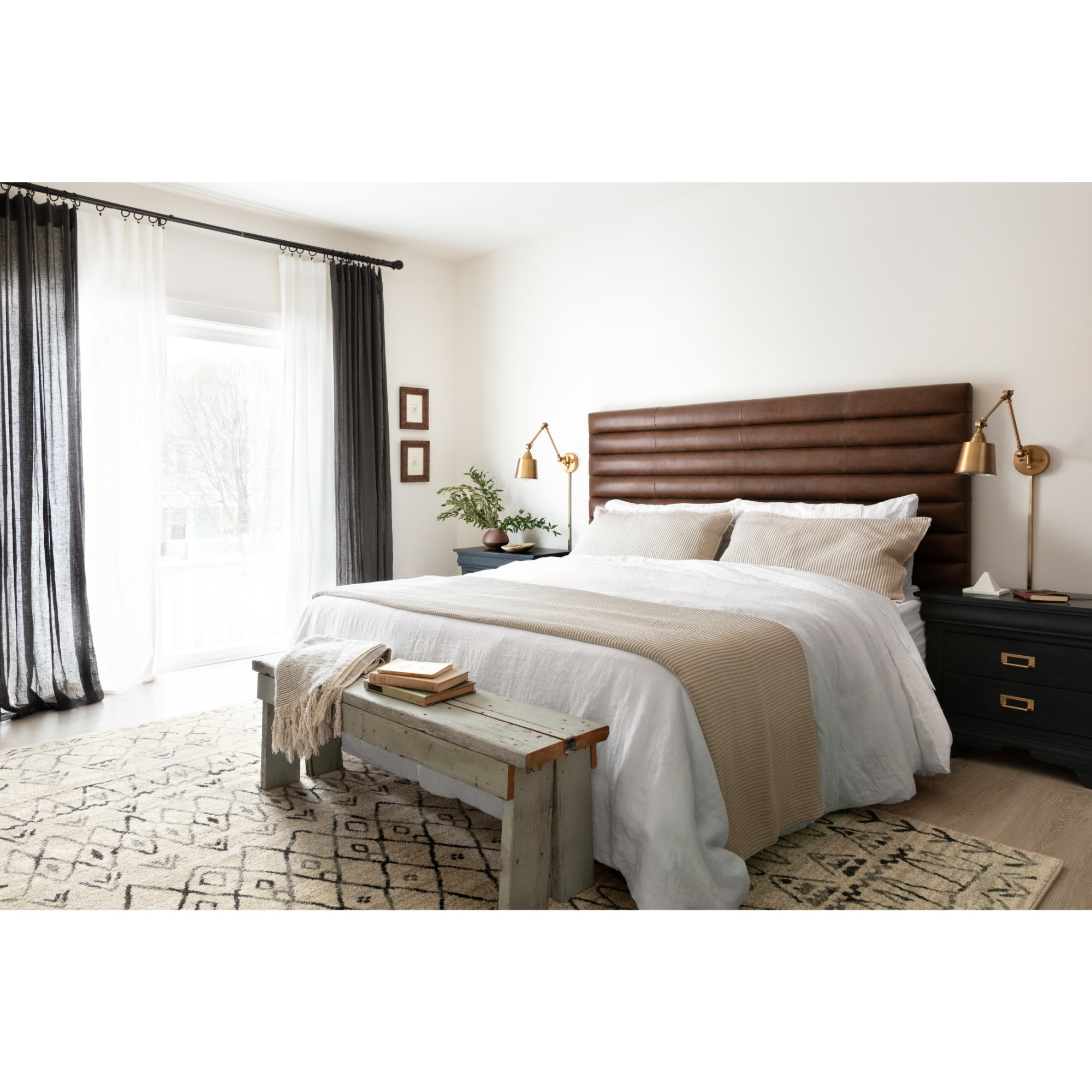 Loloi Emory Heather Gray/Black Rug