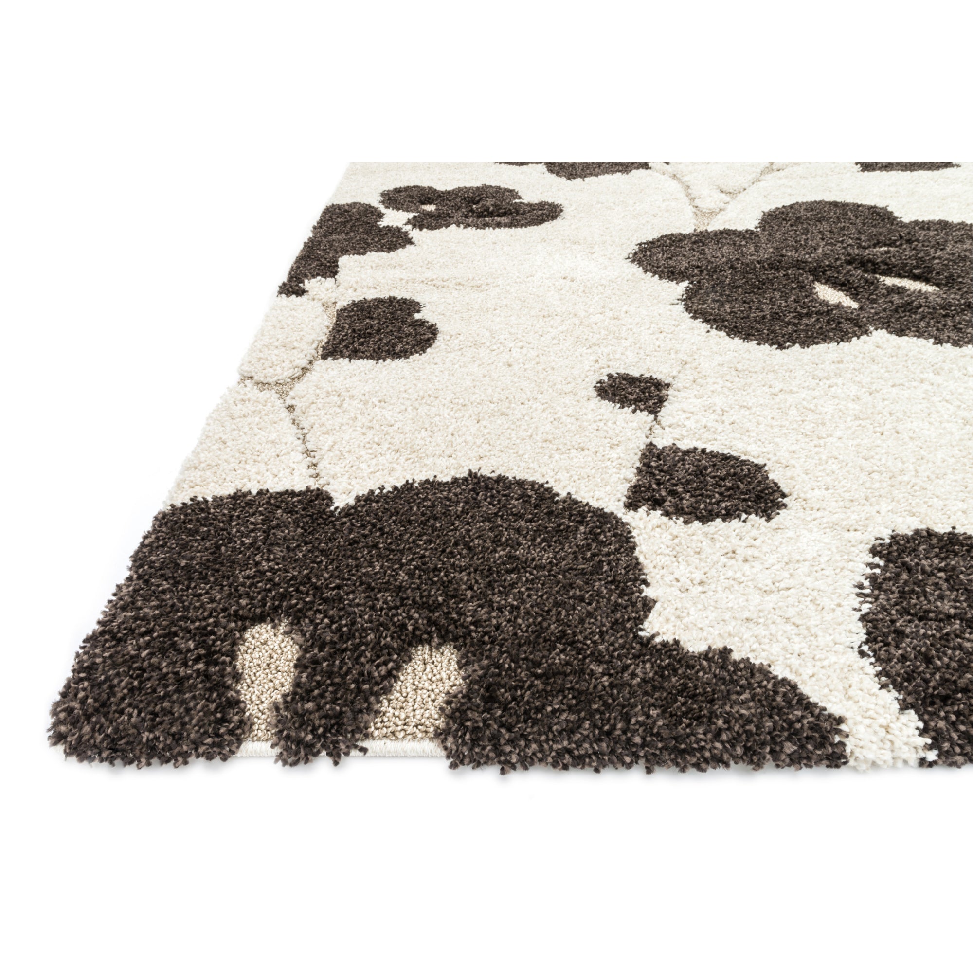 Loloi Enchant Ivory/Expresso 18" x 18" Sample Rug