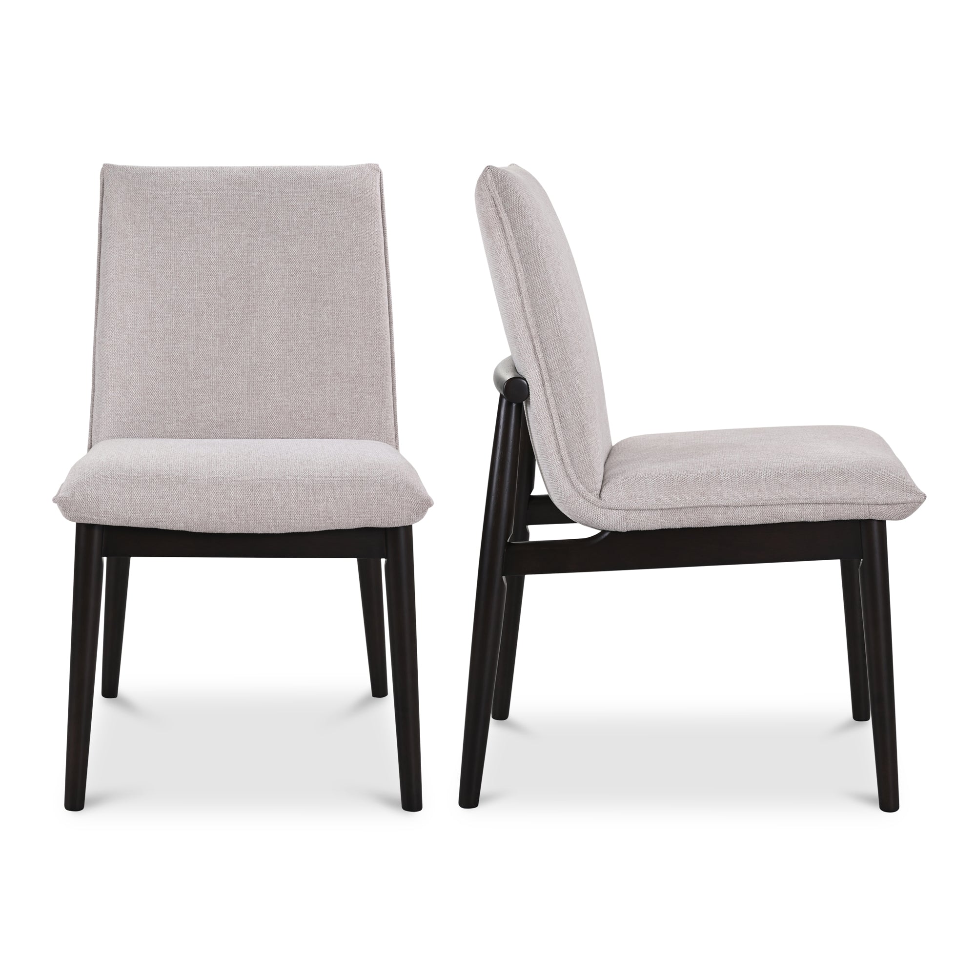 Charlie Dining Chair - Set of Two BeigeDining Chairs Moe's Beige   Four Hands, Mid Century Modern Furniture, Old Bones Furniture Company, Old Bones Co, Modern Mid Century, Designer Furniture, Furniture Sale, Warehouse Furniture Sale, Charlie Dining Chair - Set of Two Sale, https://www.oldbonesco.com/