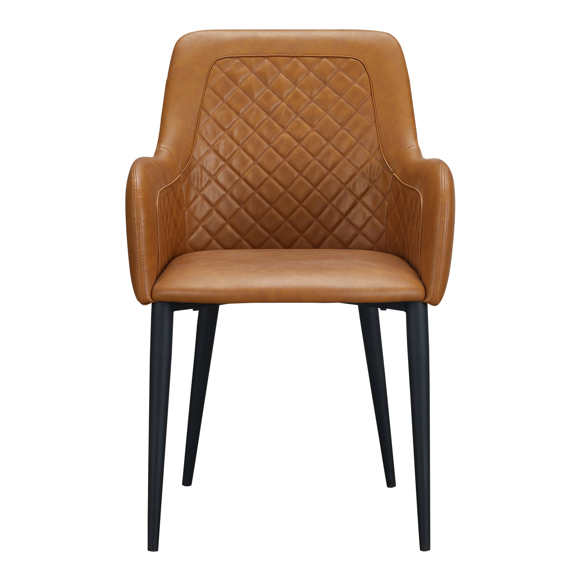Cantata Dining Chair Tawny Vegan Leather - Set of Two Dining Chairs Moe's    Four Hands, Mid Century Modern Furniture, Old Bones Furniture Company, Old Bones Co, Modern Mid Century, Designer Furniture, Furniture Sale, Warehouse Furniture Sale, Cantata Dining Chair Tawny Vegan Leather - Set of Two Sale, https://www.oldbonesco.com/
