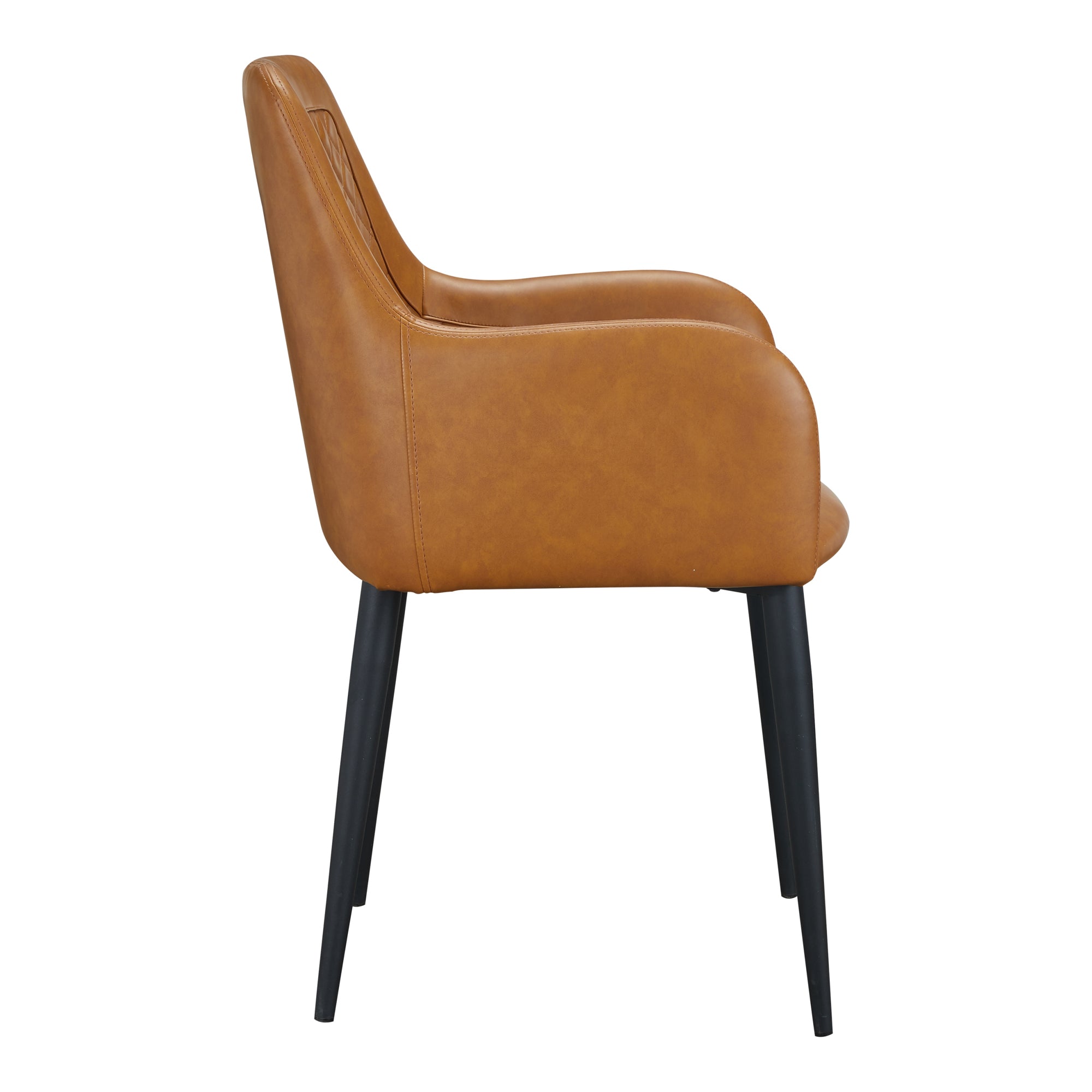 Cantata Dining Chair Tawny Vegan Leather - Set of Two Dining Chairs Moe's    Four Hands, Mid Century Modern Furniture, Old Bones Furniture Company, Old Bones Co, Modern Mid Century, Designer Furniture, Furniture Sale, Warehouse Furniture Sale, Cantata Dining Chair Tawny Vegan Leather - Set of Two Sale, https://www.oldbonesco.com/