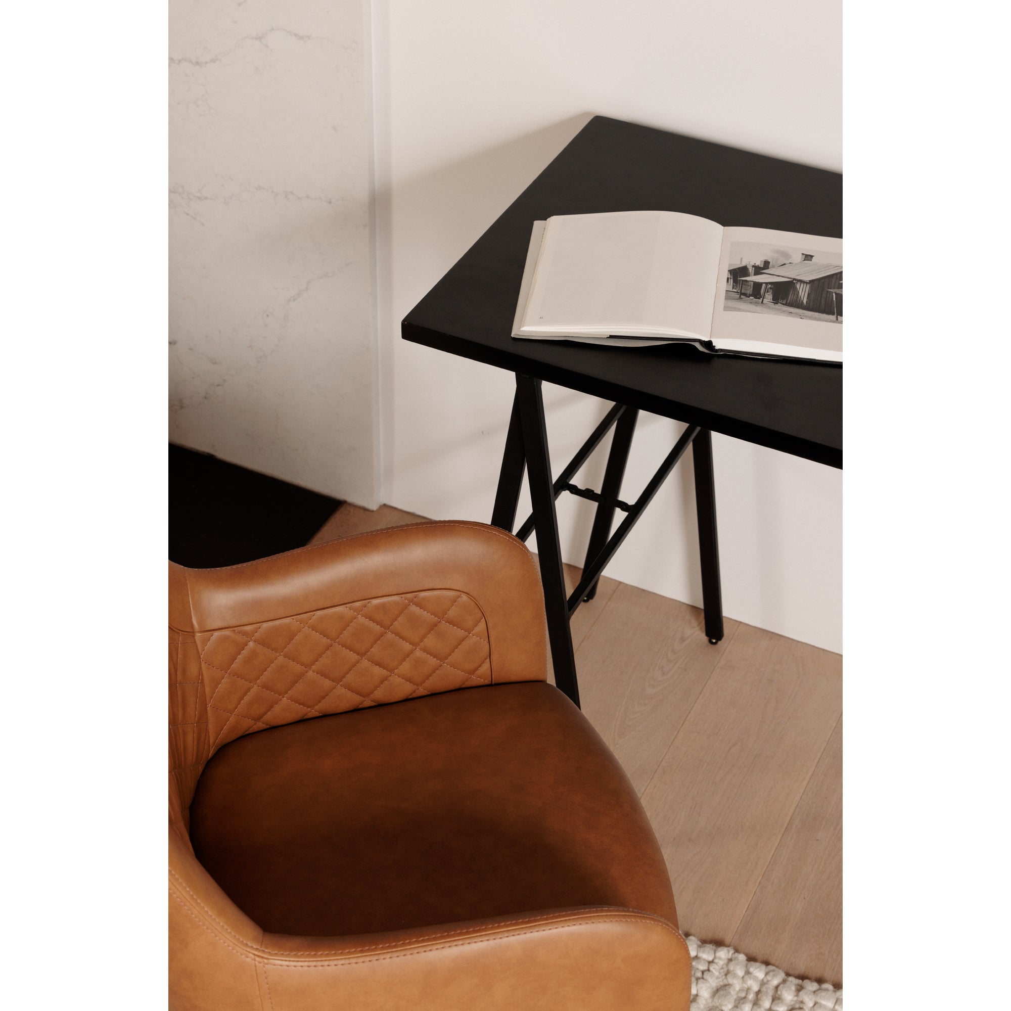 Cantata Dining Chair Tawny Vegan Leather - Set of Two Dining Chairs Moe's    Four Hands, Mid Century Modern Furniture, Old Bones Furniture Company, Old Bones Co, Modern Mid Century, Designer Furniture, Furniture Sale, Warehouse Furniture Sale, Cantata Dining Chair Tawny Vegan Leather - Set of Two Sale, https://www.oldbonesco.com/
