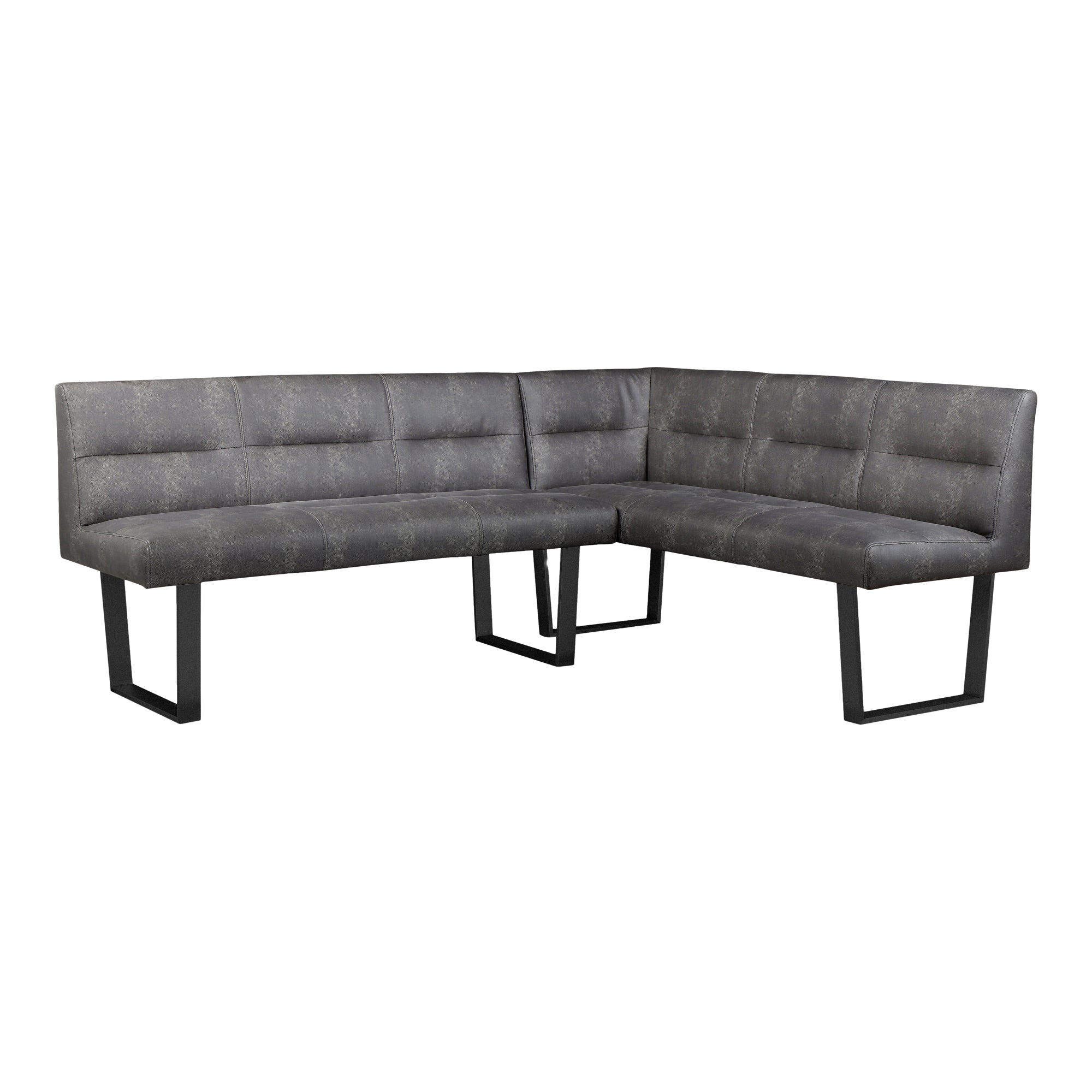 Hanlon Corner Bench Dark Grey Dining Benches Moe's Four Hands, Mid Century Modern Furniture, Old Bones Furniture Company, Old Bones Co, Modern Mid Century, Designer Furniture, Furniture Sale, Warehouse Furniture Sale, Hanlon Corner Bench Dark Grey Sale, https://www.oldbonesco.com/