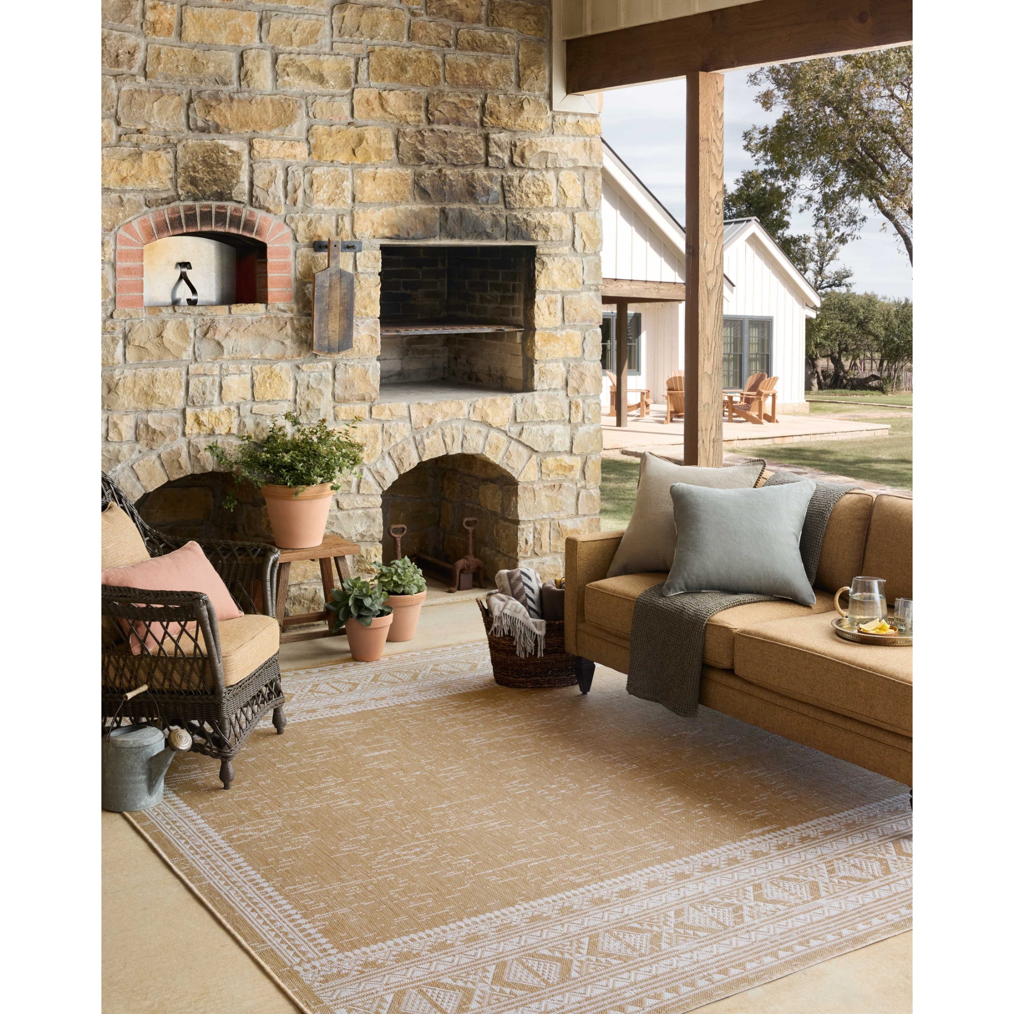 Loloi Easton Ivory/Wheat Rug