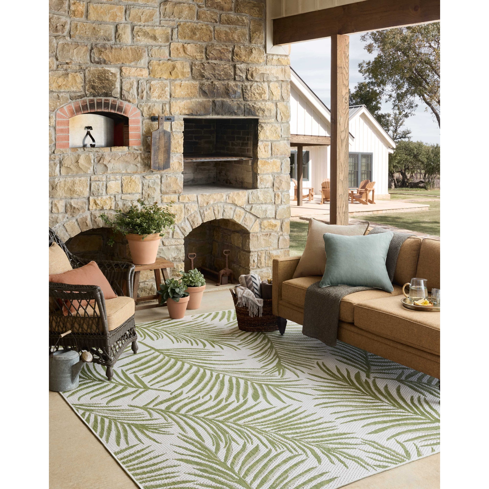 Loloi Easton Ivory/Green Rug