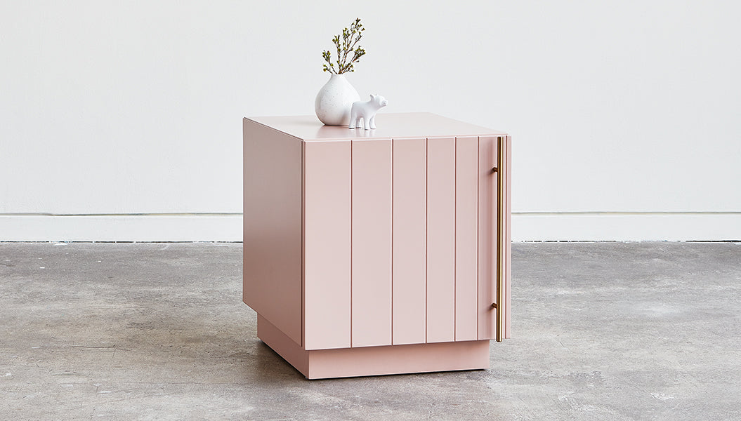 Elora End Table Storage Gus* Four Hands, Mid Century Modern Furniture, Old Bones Furniture Company, Old Bones Co, Modern Mid Century, Designer Furniture, https://www.oldbonesco.com/