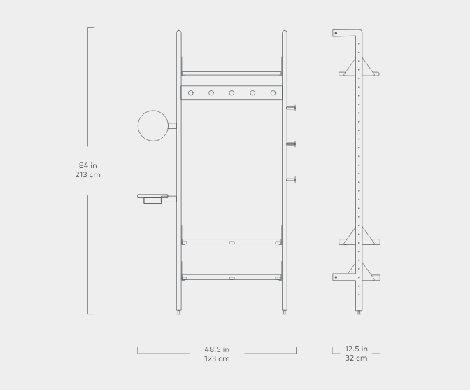 Branch-1 Entryway Unit Shelf Gus* Four Hands, Mid Century Modern Furniture, Old Bones Furniture Company, Old Bones Co, Modern Mid Century, Designer Furniture, https://www.oldbonesco.com/
