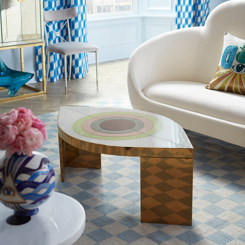 Checkerboard Small Scale Flatweave Rug