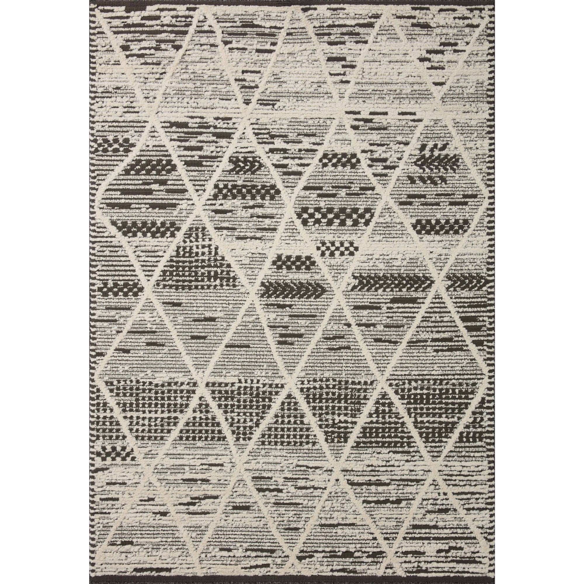 Loloi Fabian FAB-03 Charcoal/Ivory Rug