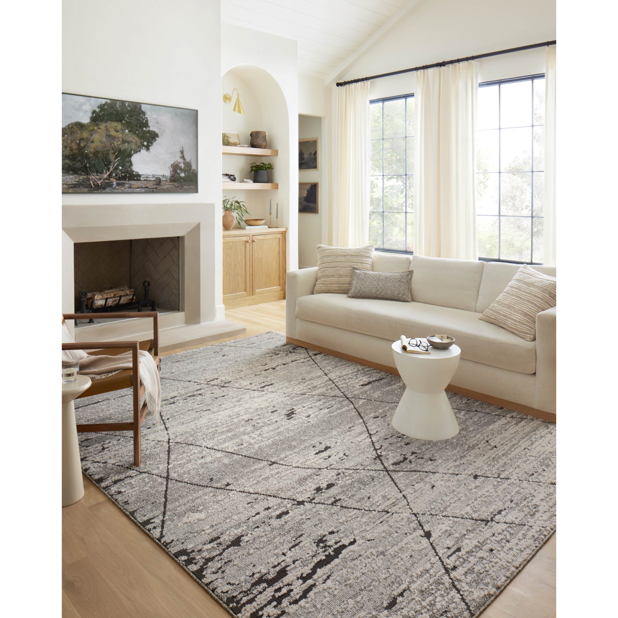 Loloi Fabian Grey/Charcoal Rug