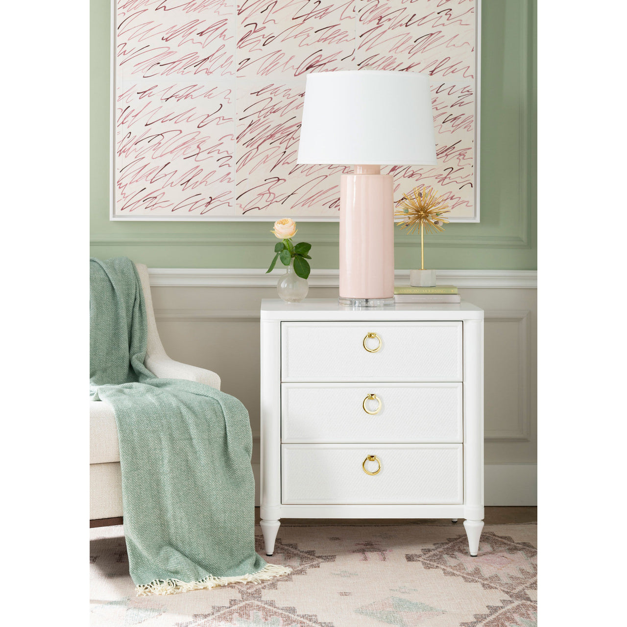 Fairfax 3-Drawer Side Table