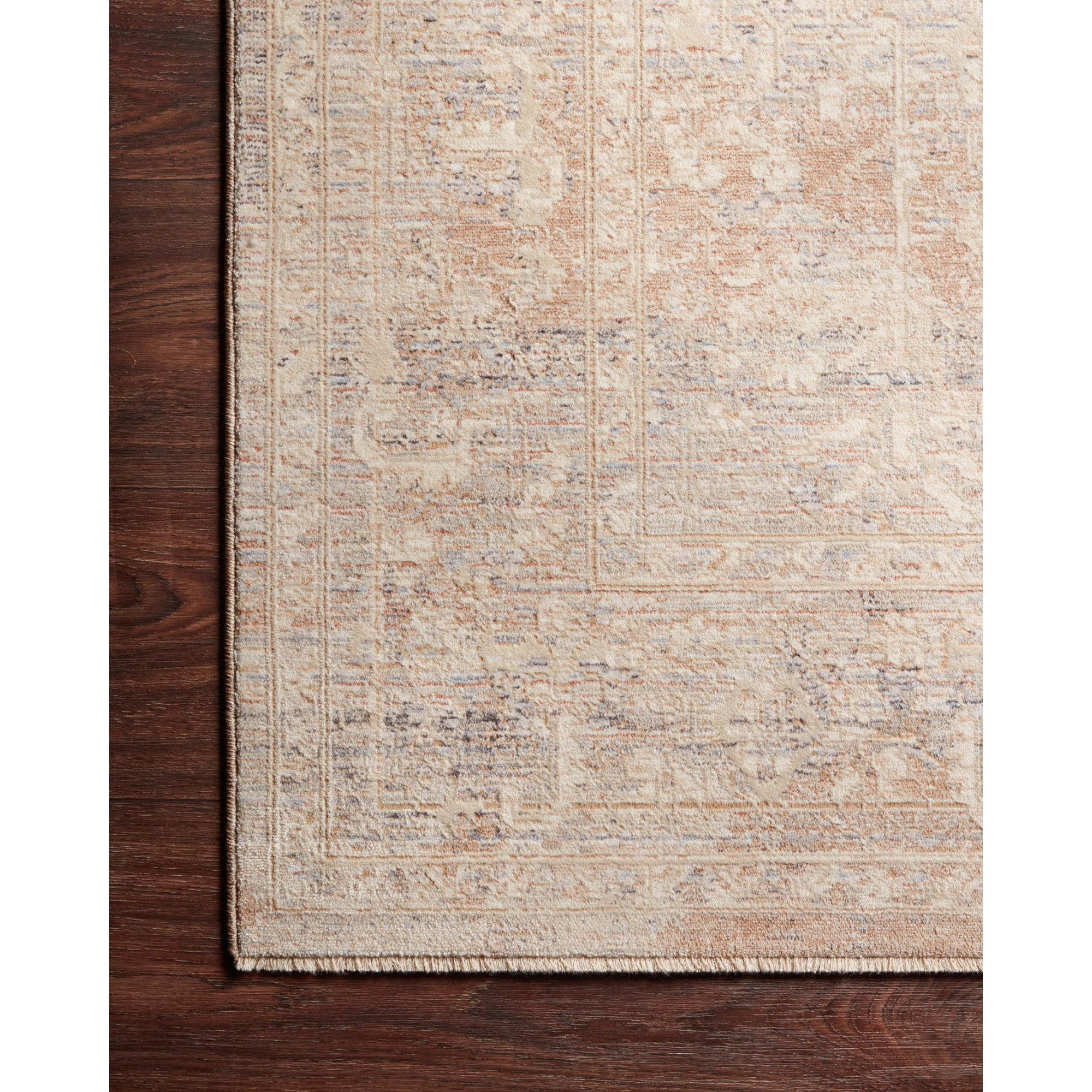 Loloi Faye Beige/Blue 18" x 18" Sample Rug