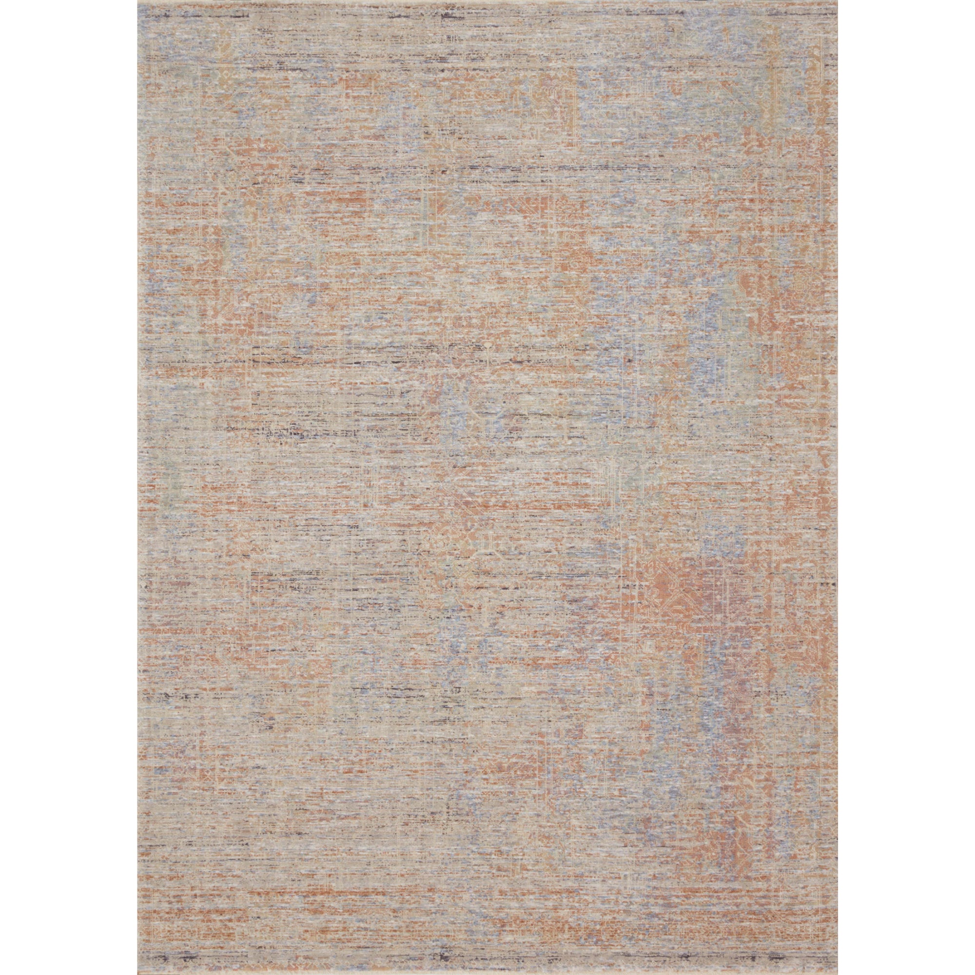 Loloi Faye Santa Fe/Blue 18" x 18" Sample Rug