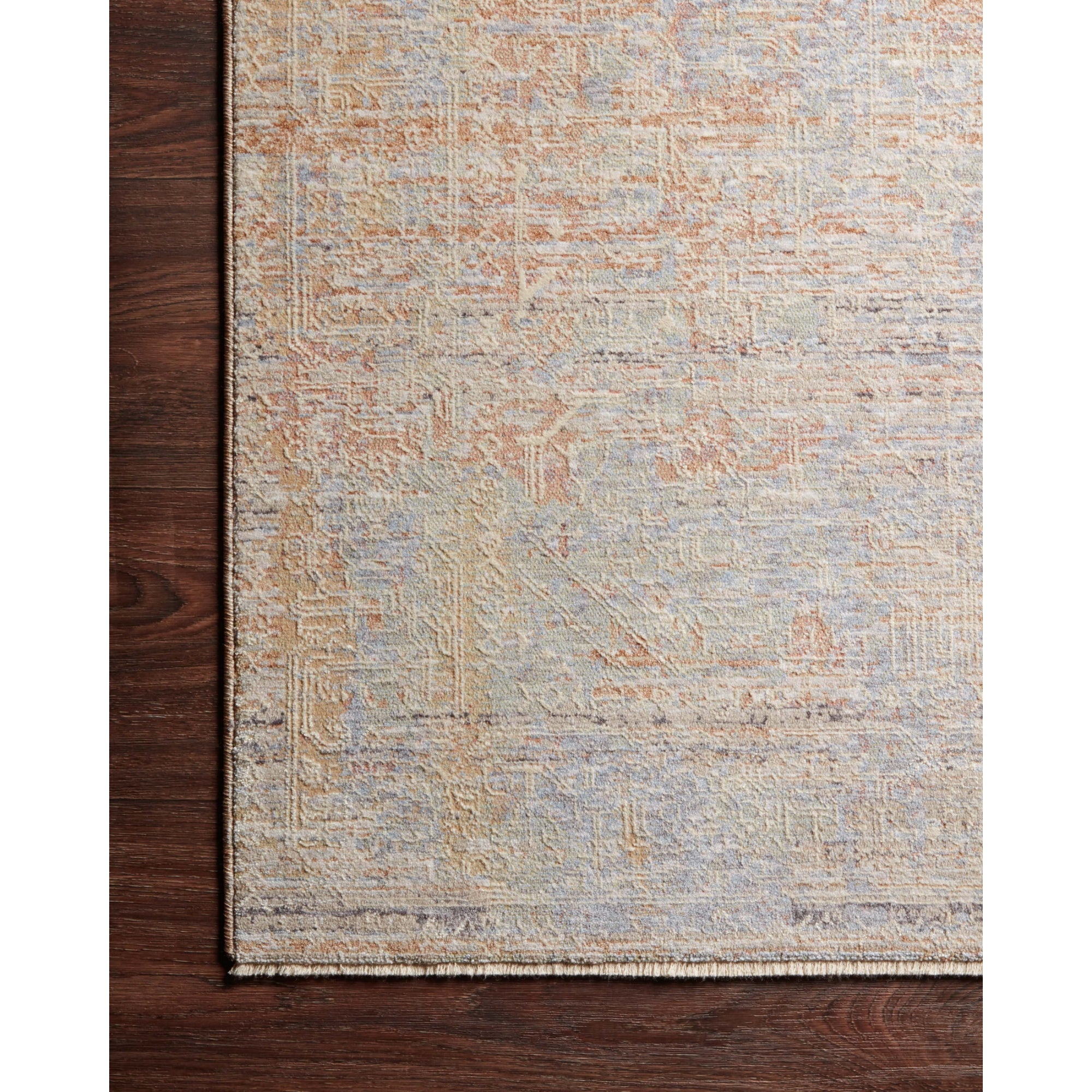 Loloi Faye Santa Fe/Blue 18" x 18" Sample Rug