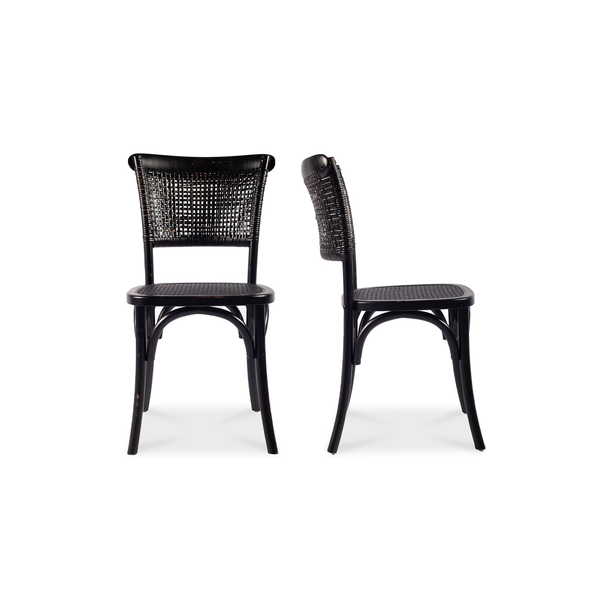 Churchill Dining Chair (Set of Two) BlackDining Chairs Moe's Black Four Hands, Mid Century Modern Furniture, Old Bones Furniture Company, Old Bones Co, Modern Mid Century, Designer Furniture, Furniture Sale, Warehouse Furniture Sale, Churchill Dining Chair (Set of Two) Sale, https://www.oldbonesco.com/