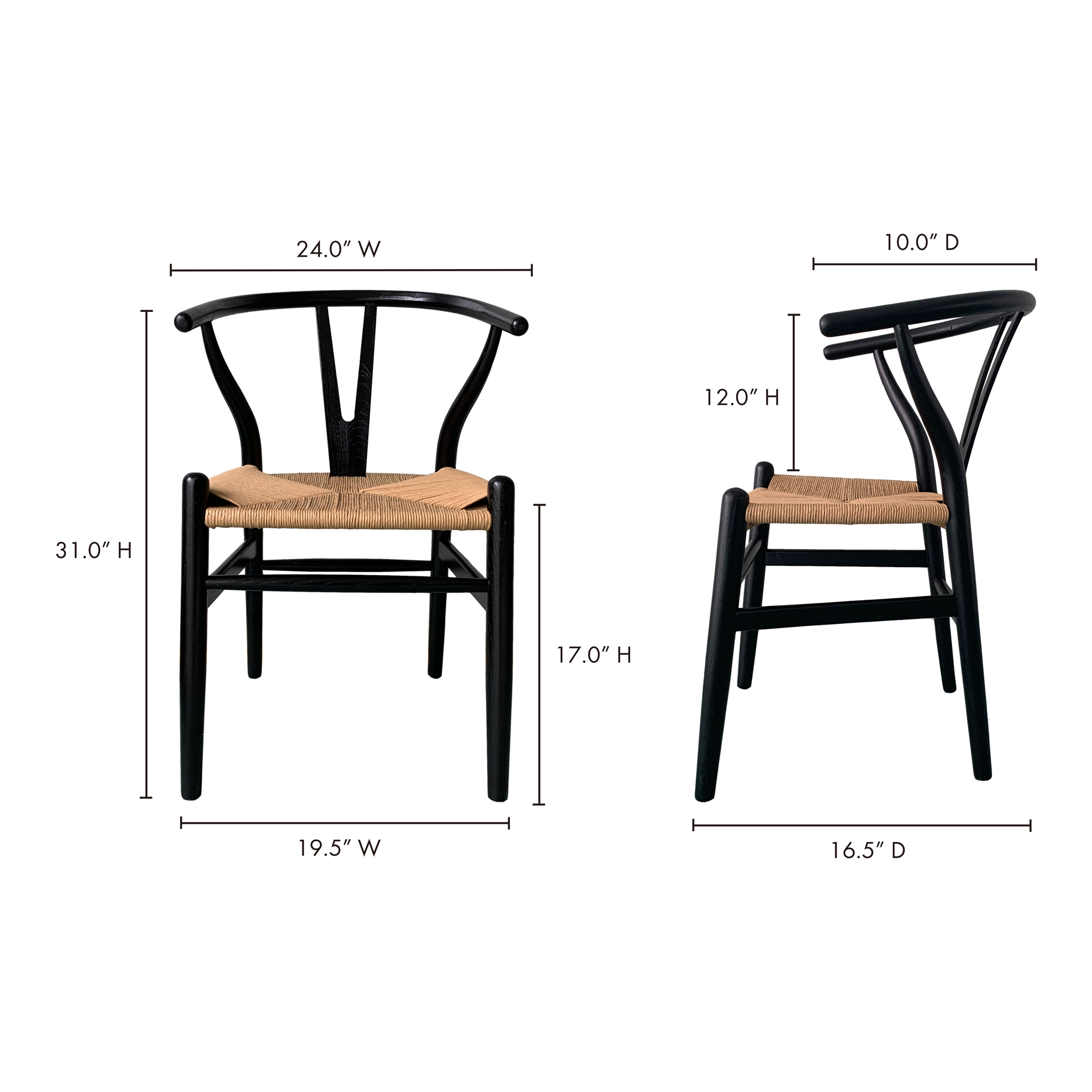 Ventana Dining Chair-M2 (Set of 2) Dining Chairs Moe's Four Hands, Mid Century Modern Furniture, Old Bones Furniture Company, Old Bones Co, Modern Mid Century, Designer Furniture, Furniture Sale, Warehouse Furniture Sale, Ventana Dining Chair-M2 (Set of 2) Sale, https://www.oldbonesco.com/