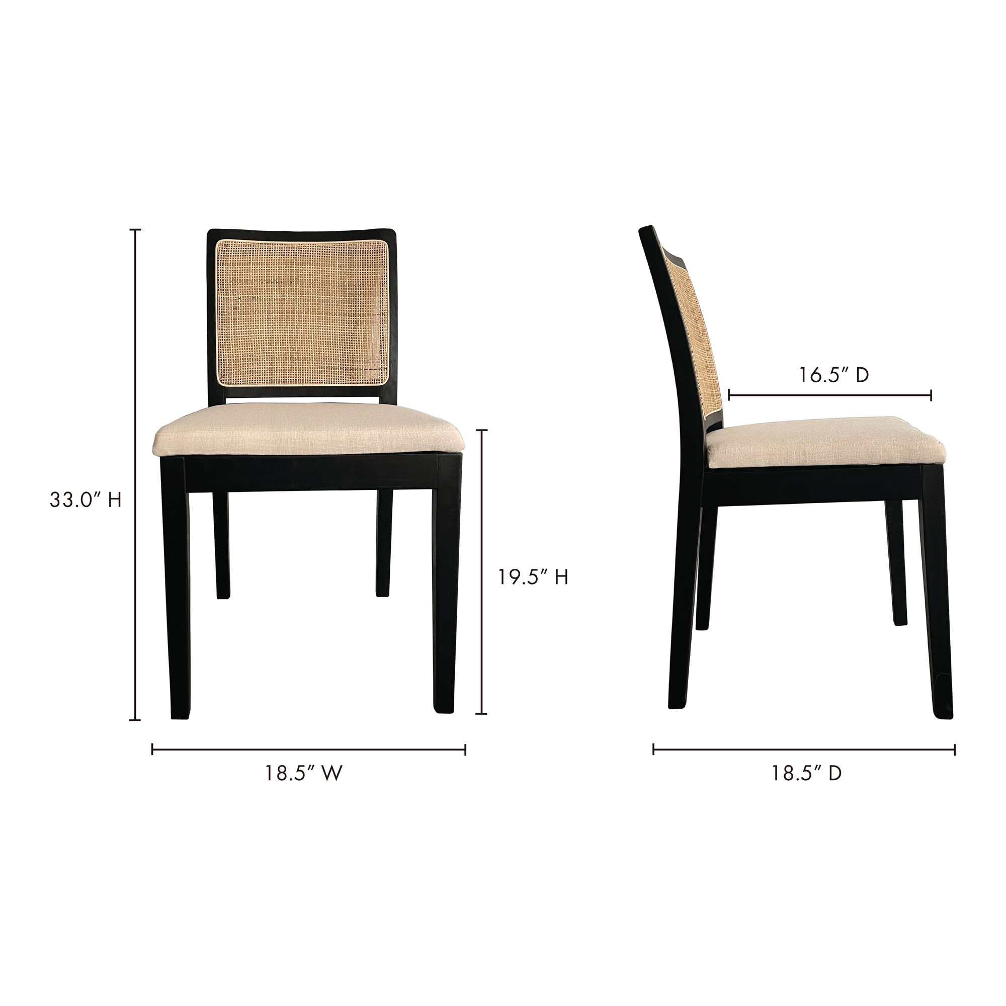 Orville Dining Chair Set of Two Dining Chairs Moe's    Four Hands, Mid Century Modern Furniture, Old Bones Furniture Company, Old Bones Co, Modern Mid Century, Designer Furniture, Furniture Sale, Warehouse Furniture Sale, Orville Dining Chair Set of Two Sale, https://www.oldbonesco.com/